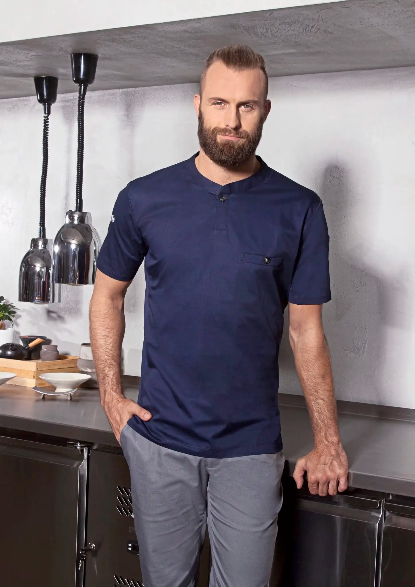 all-groups Men's Short Sleeved Work Shirt Performance