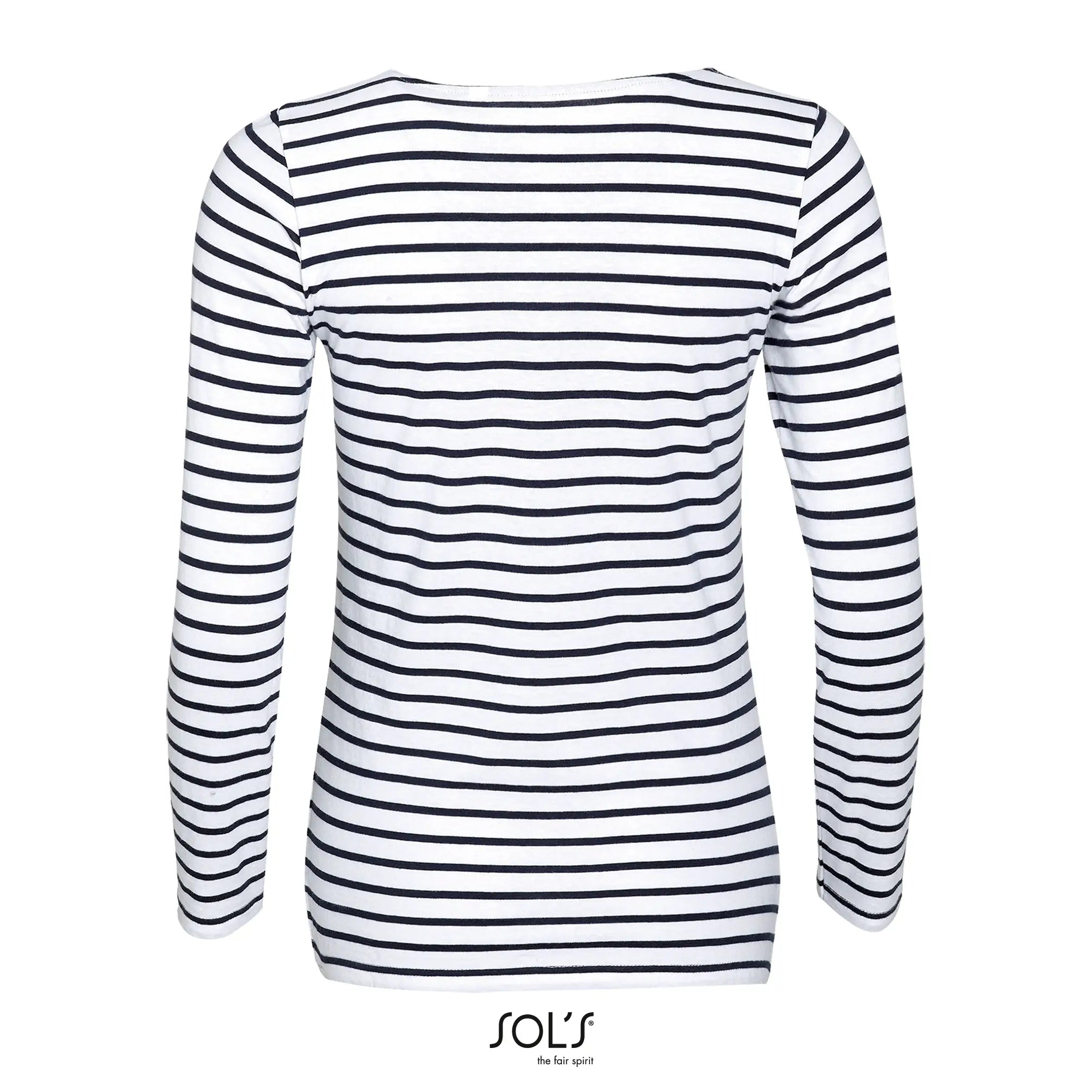 all-groups Women's Long Sleeve Striped T-Shirt Marine