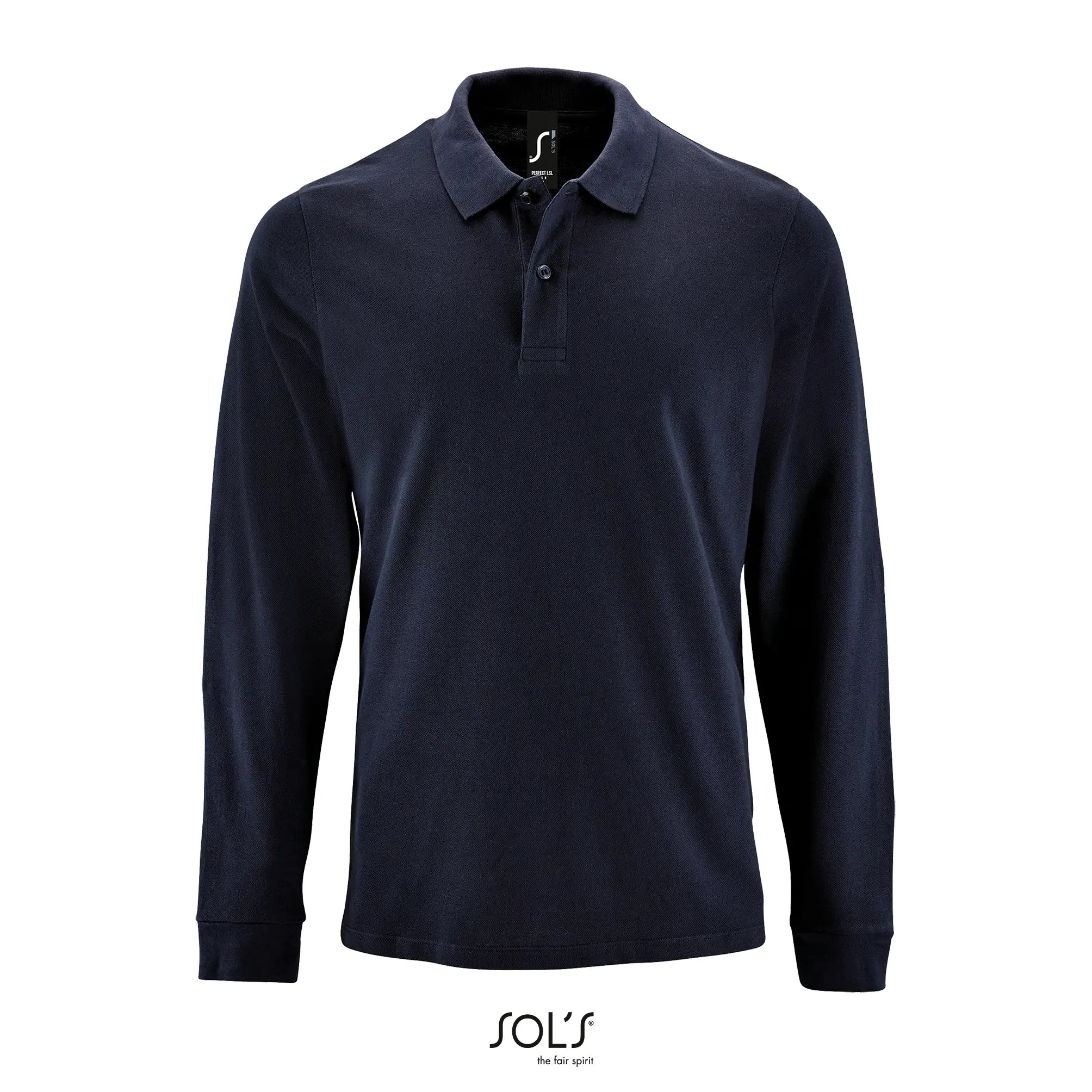 all-groups Men's Long Sleeve Piqué Polo Shirt Perfect