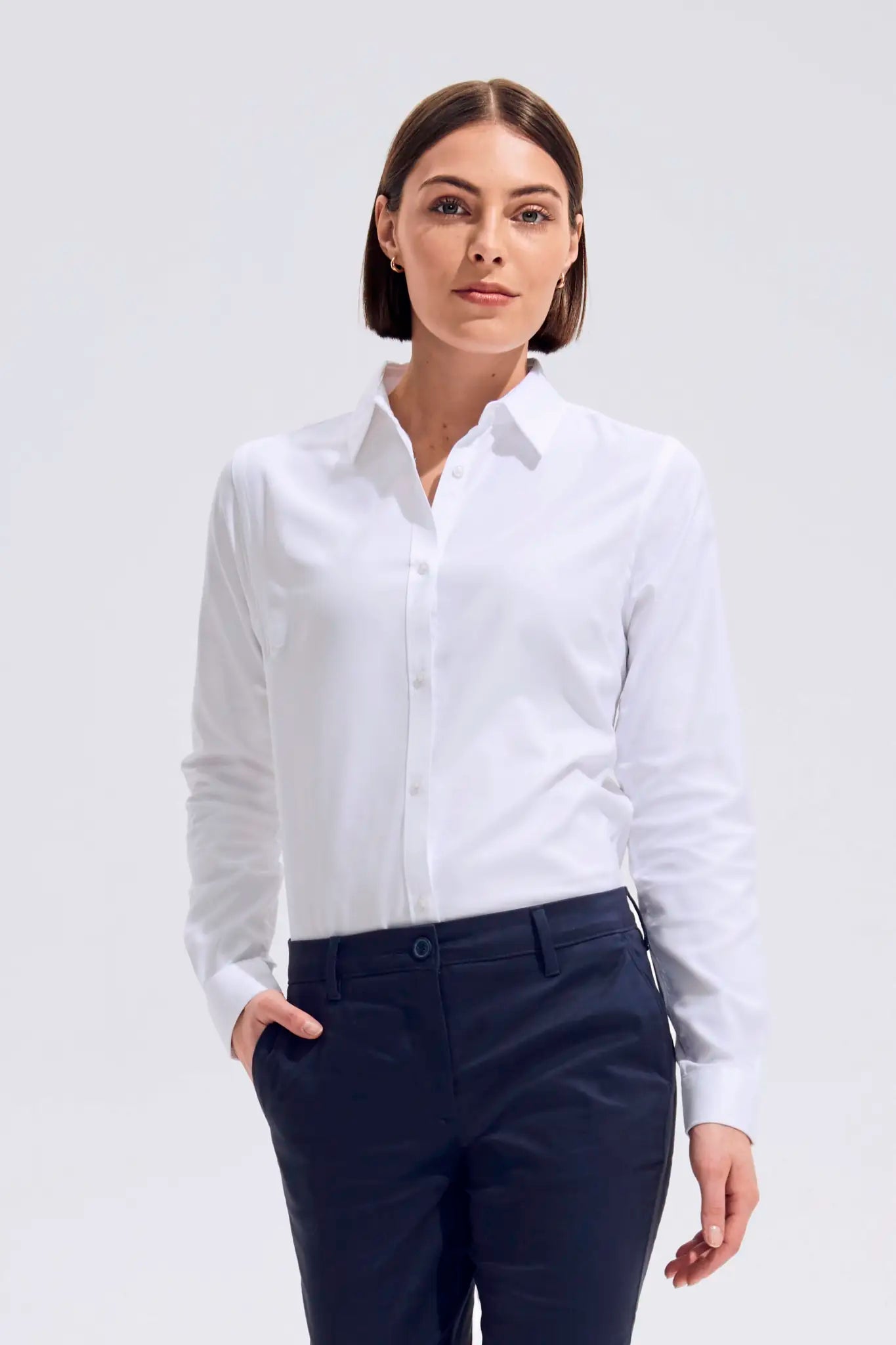 all-groups Women's Herringbone Shirt Brody