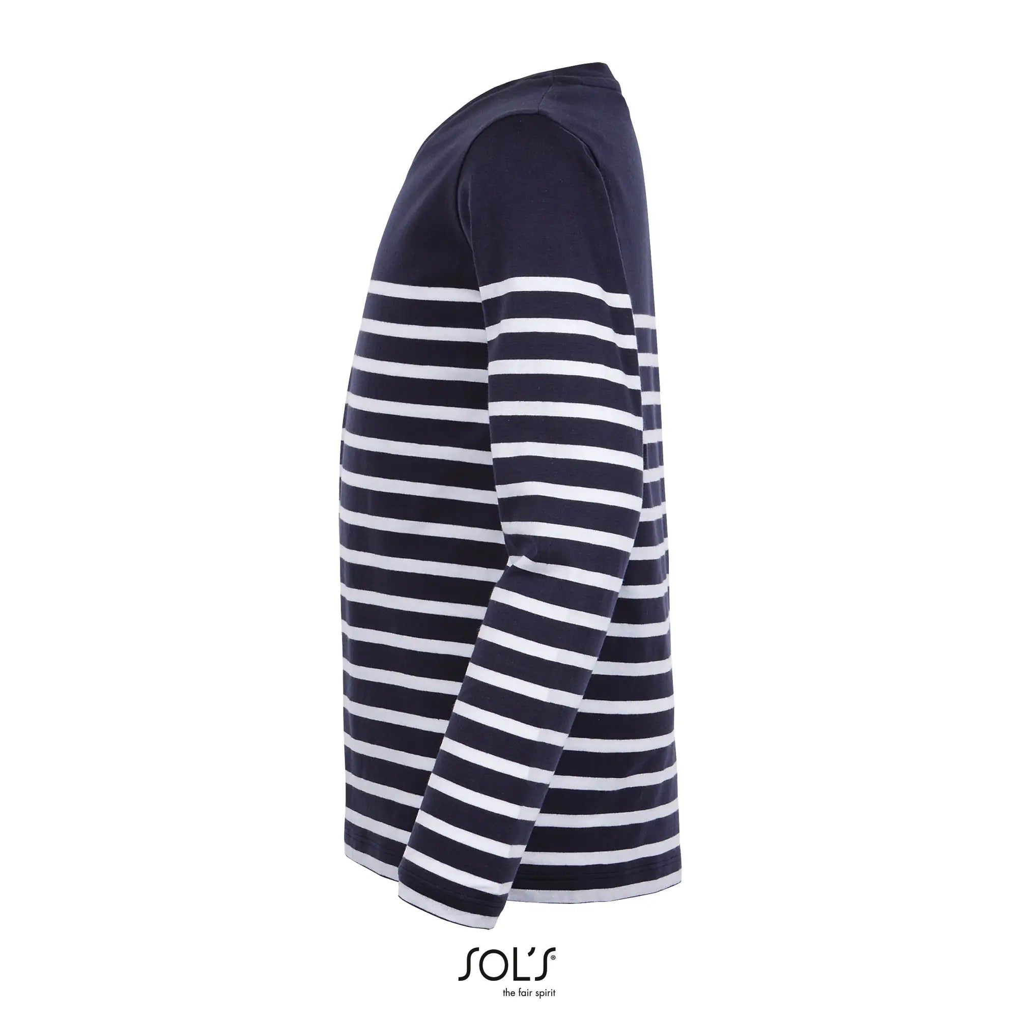 all-groups Kids' Long Sleeve Striped T-Shirt Matelot