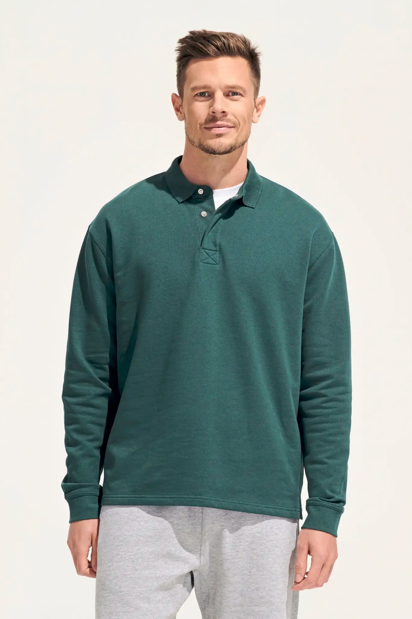 all-groups Unisex Polo Collar Sweatshirt Heritage