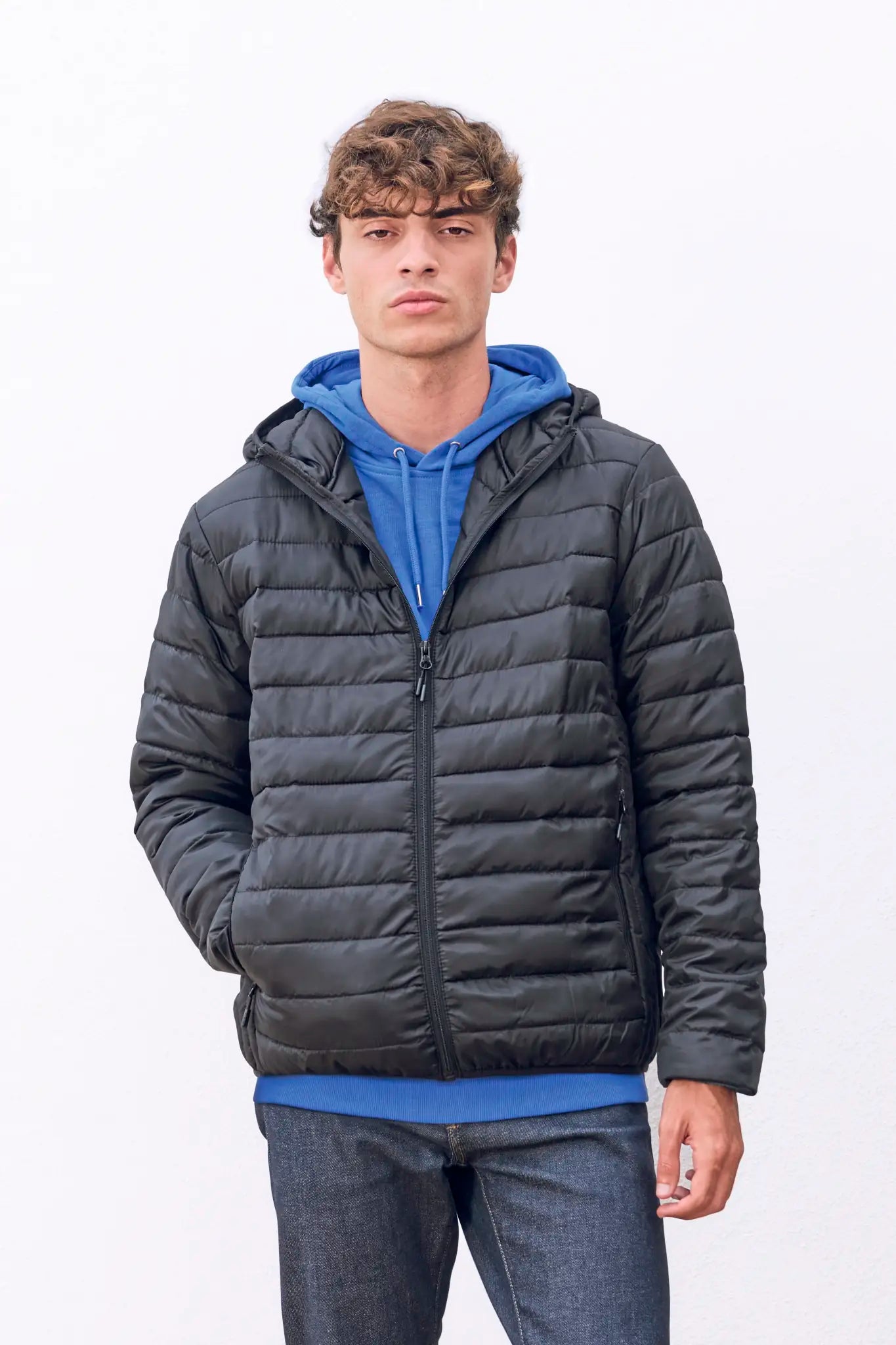 all-groups Men's Stream Lightweight Hooded Padded Jacket