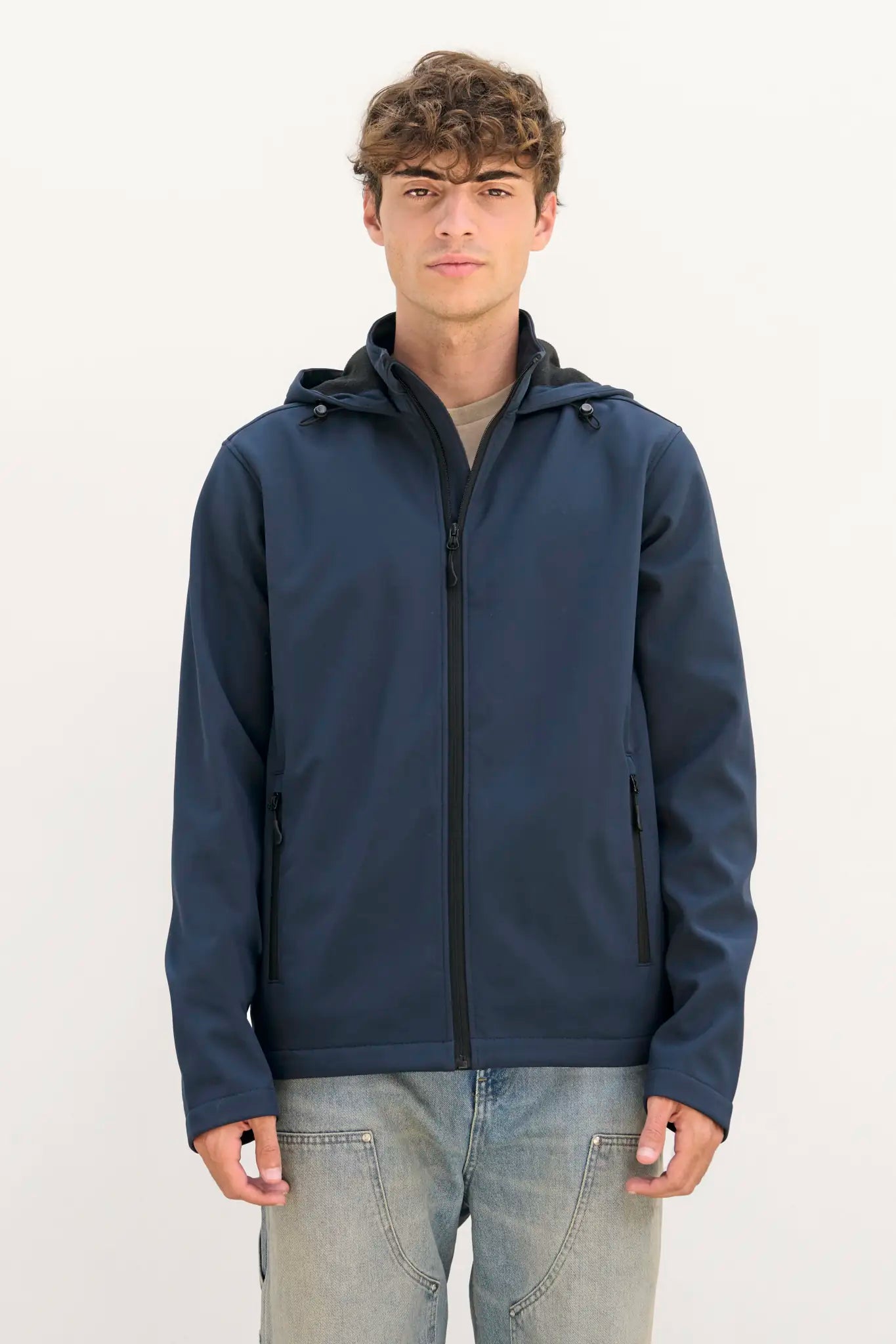 all-groups Men's Race Softshell Hooded Jacket