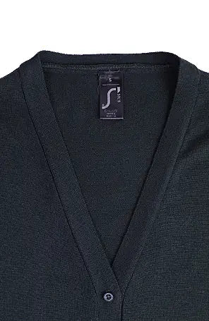 all-groups Women's Golden V Neck Knitted Cardigan