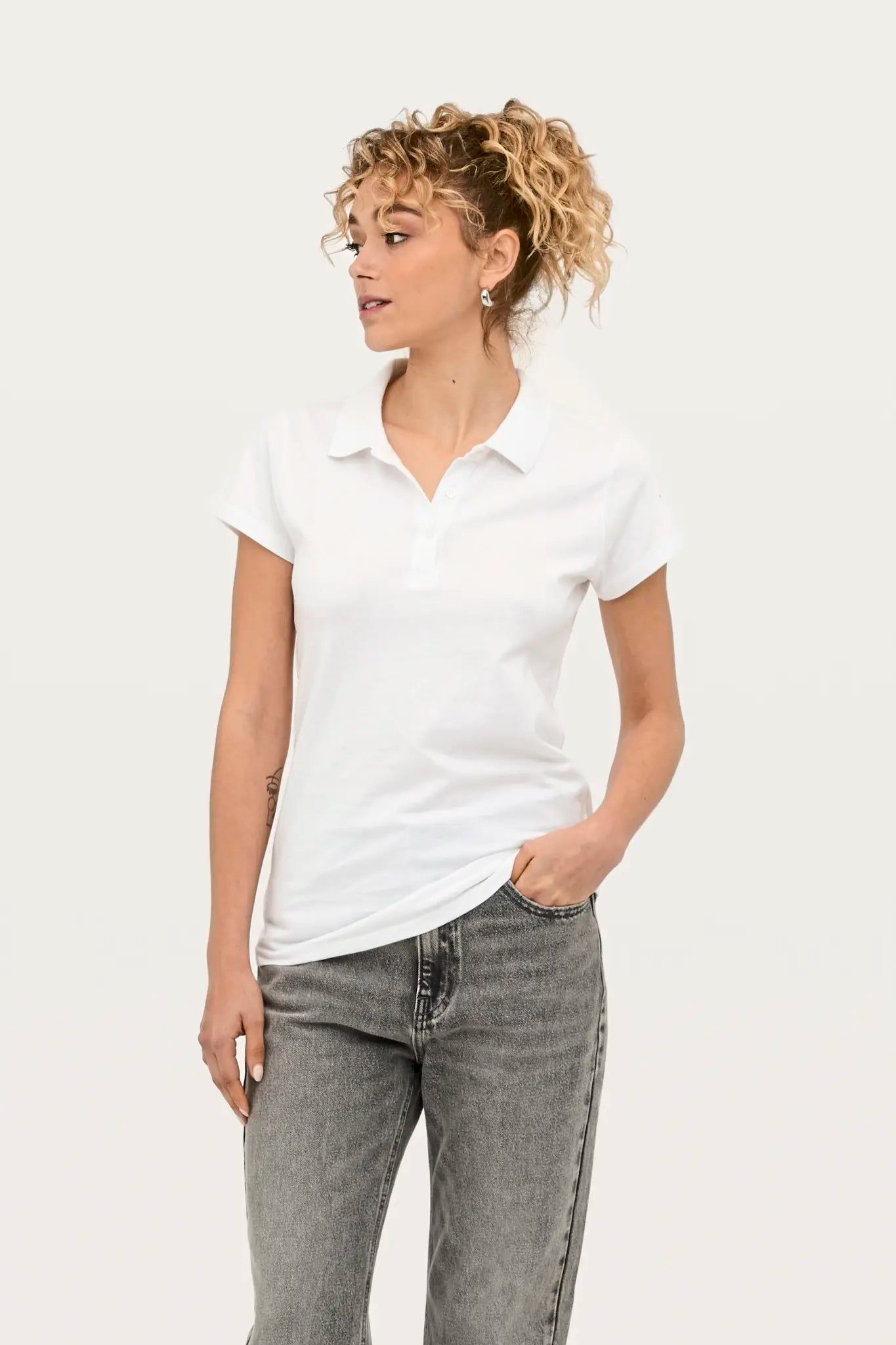 all-groups Women's Jersey Polo Shirt Prescott