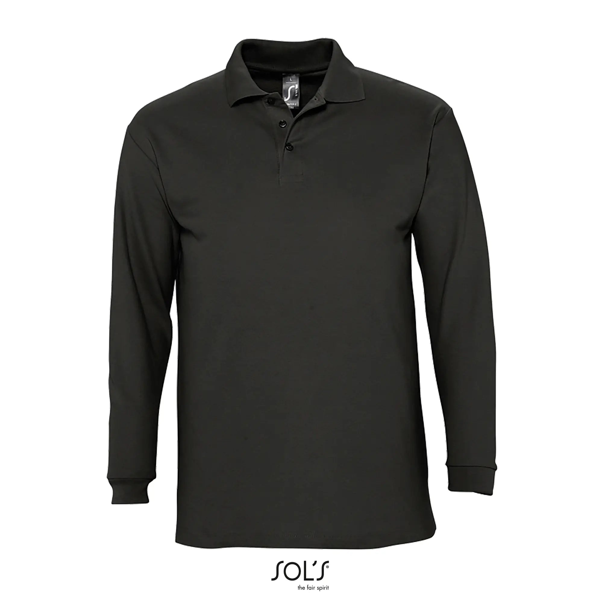 all-groups Men's Long Sleeve Polo Winter II