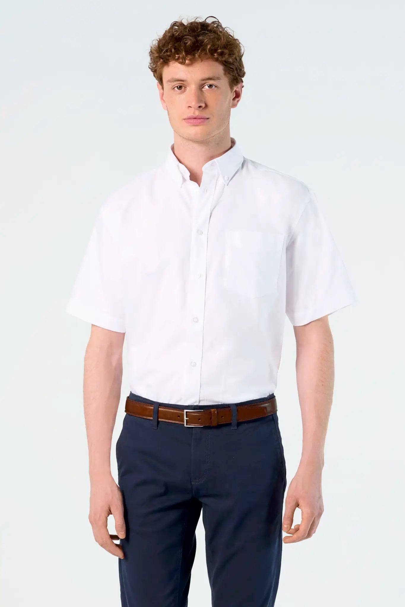 all-groups Men's Oxford Shirt Brisbane Short Sleeve