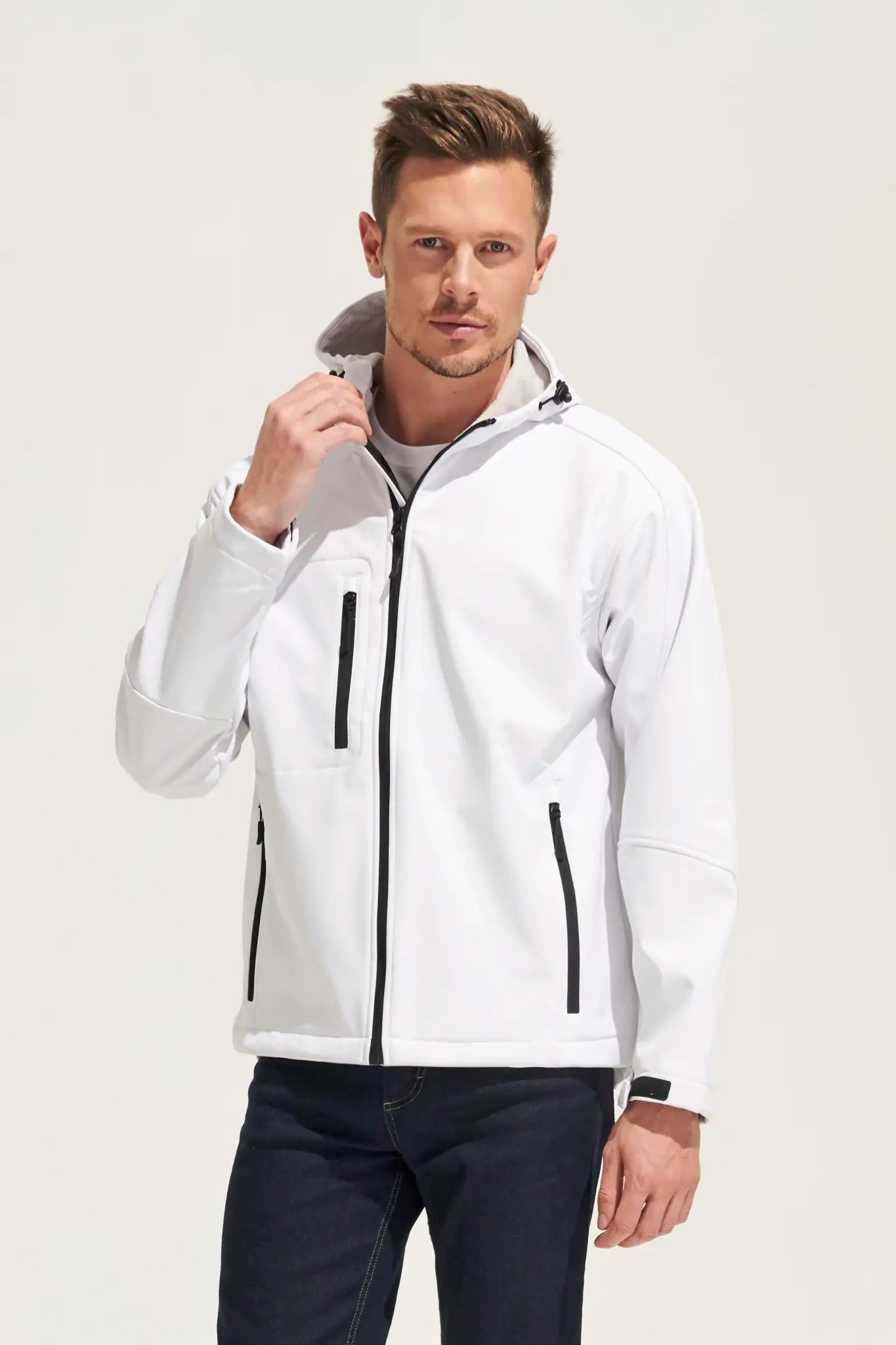 all-groups Men's Hooded Softshell Jacket Replay