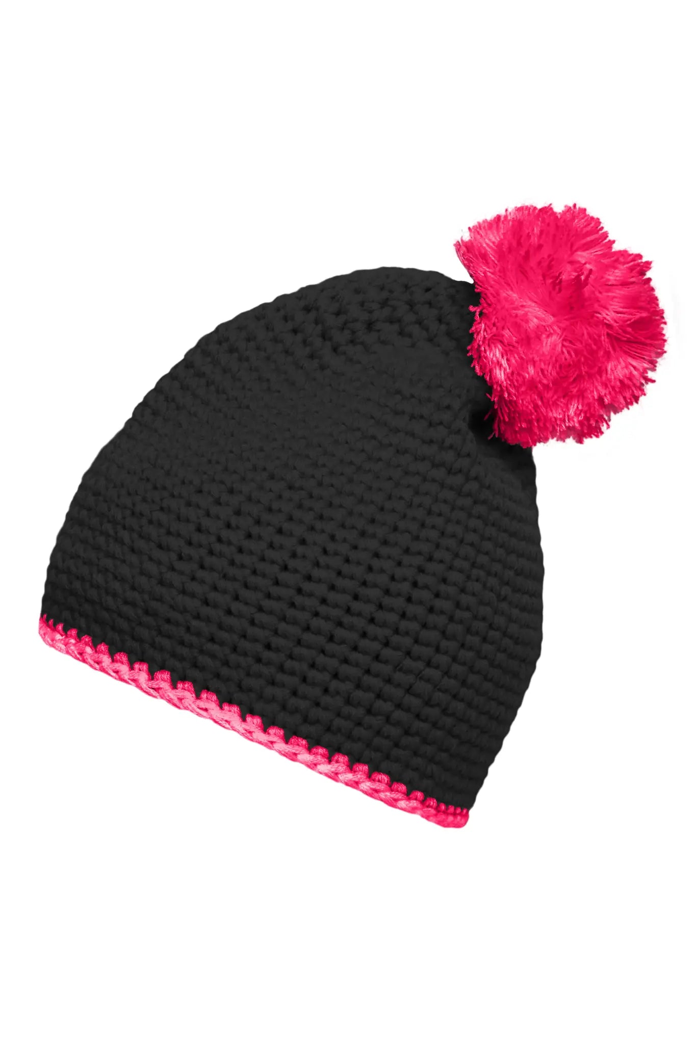 all-groups Pompon Hat With Contrast Stripe