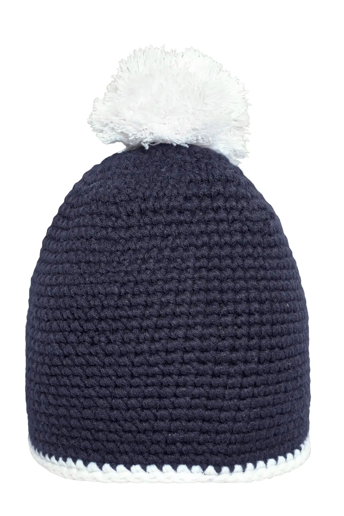 all-groups Pompon Hat With Contrast Stripe