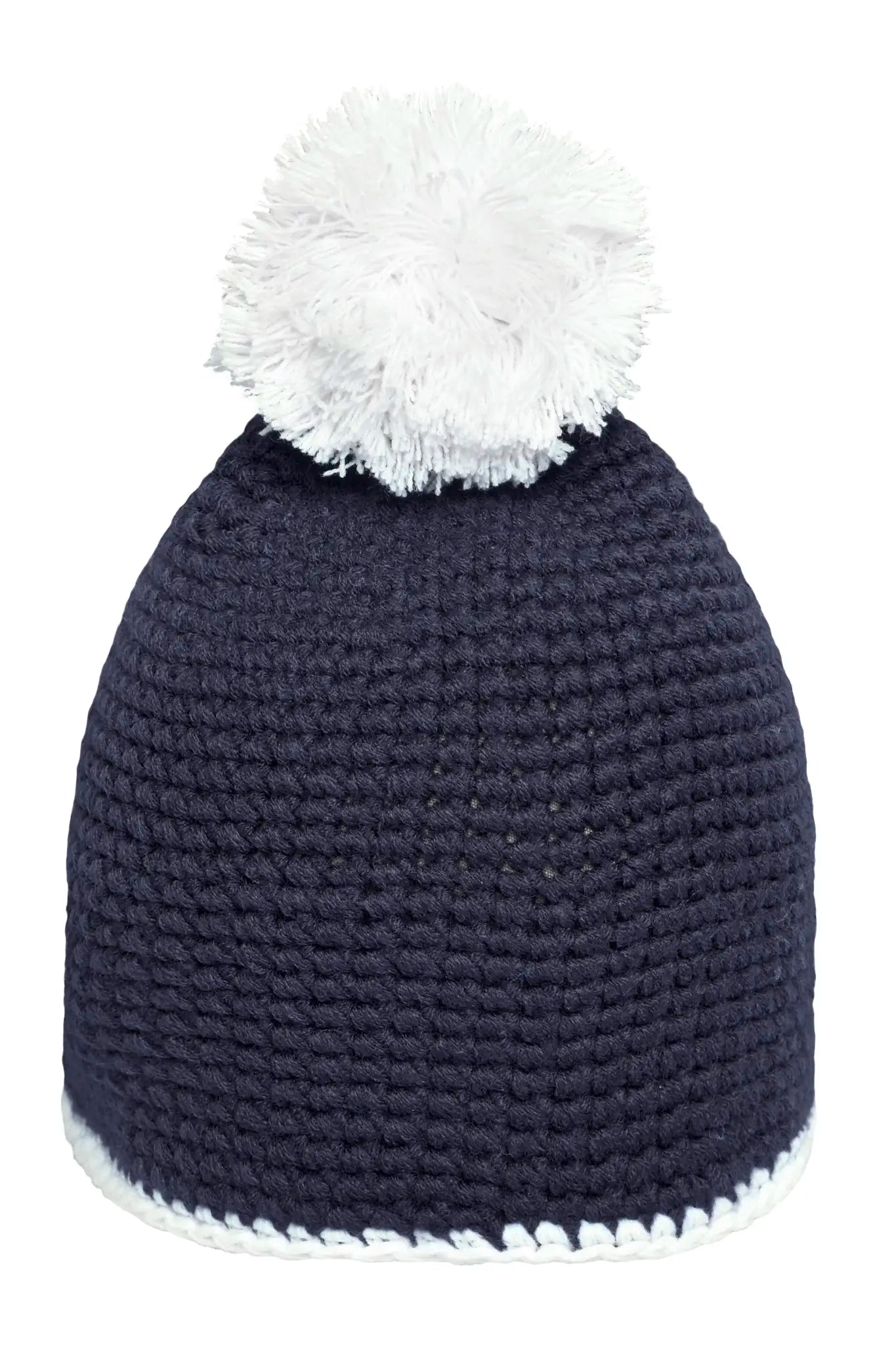 all-groups Pompon Hat With Contrast Stripe