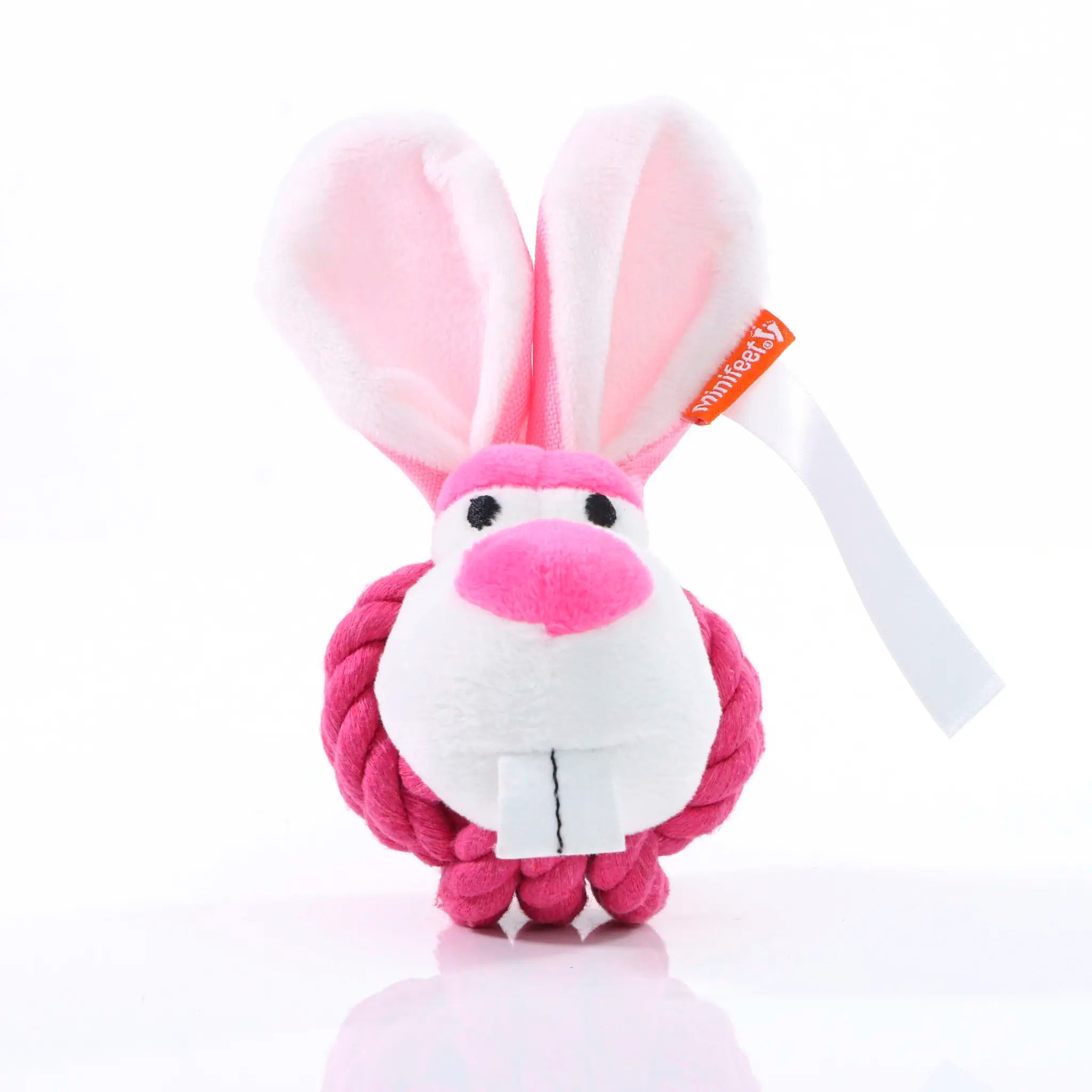 all-groups MiniFeet Dog Toy Knotted Animal Rabbit