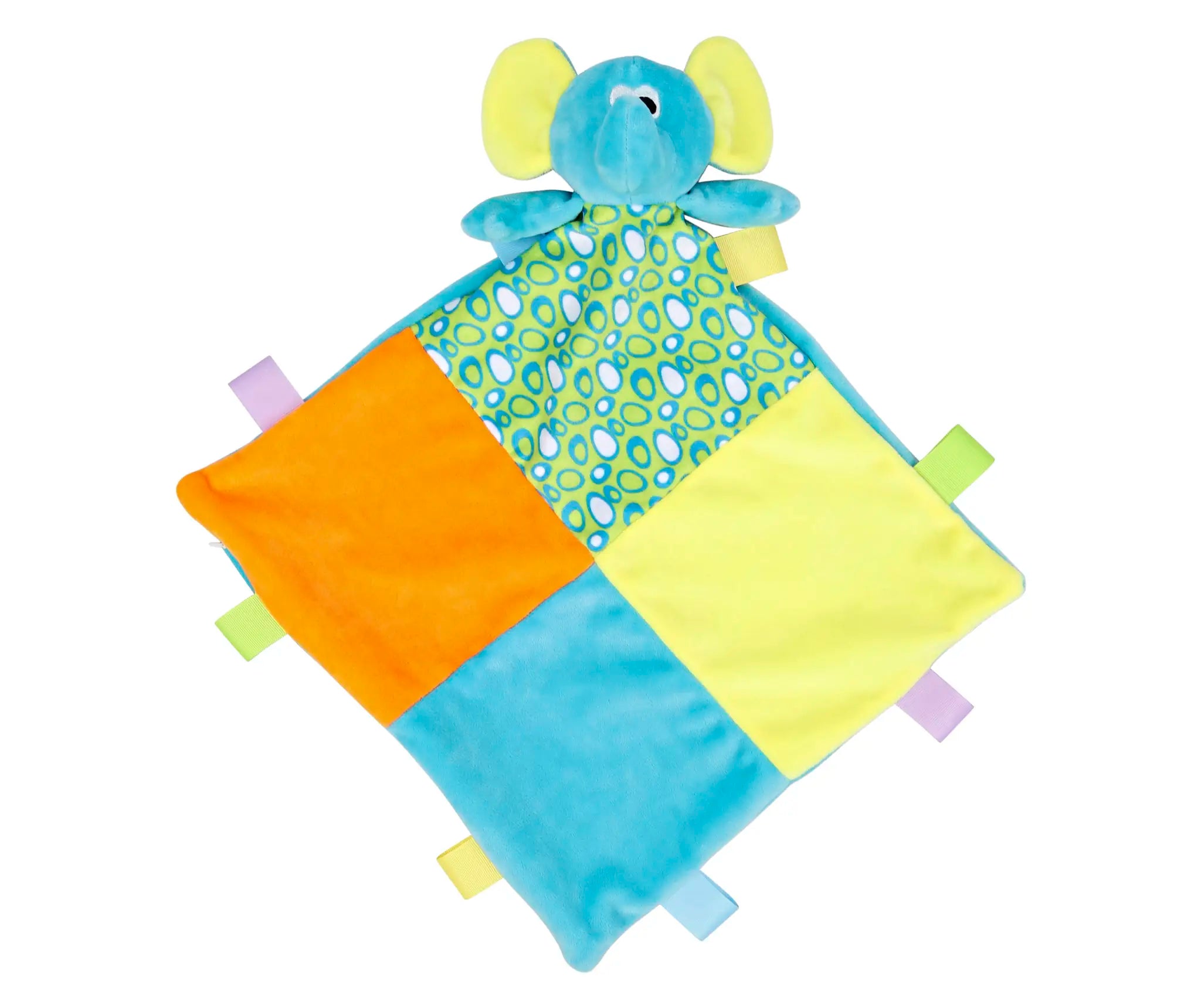 all-groups Baby Multi Coloured Comforter With Rattle