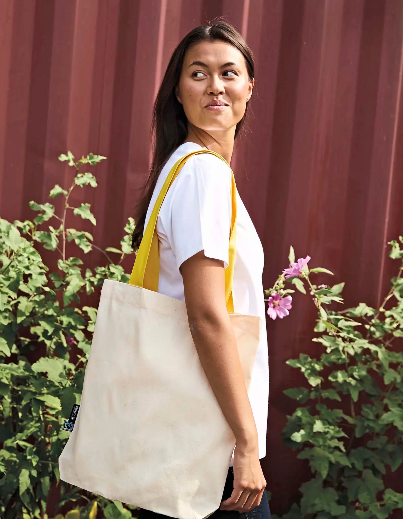 all-groups Twill Bag With Contrast Handles