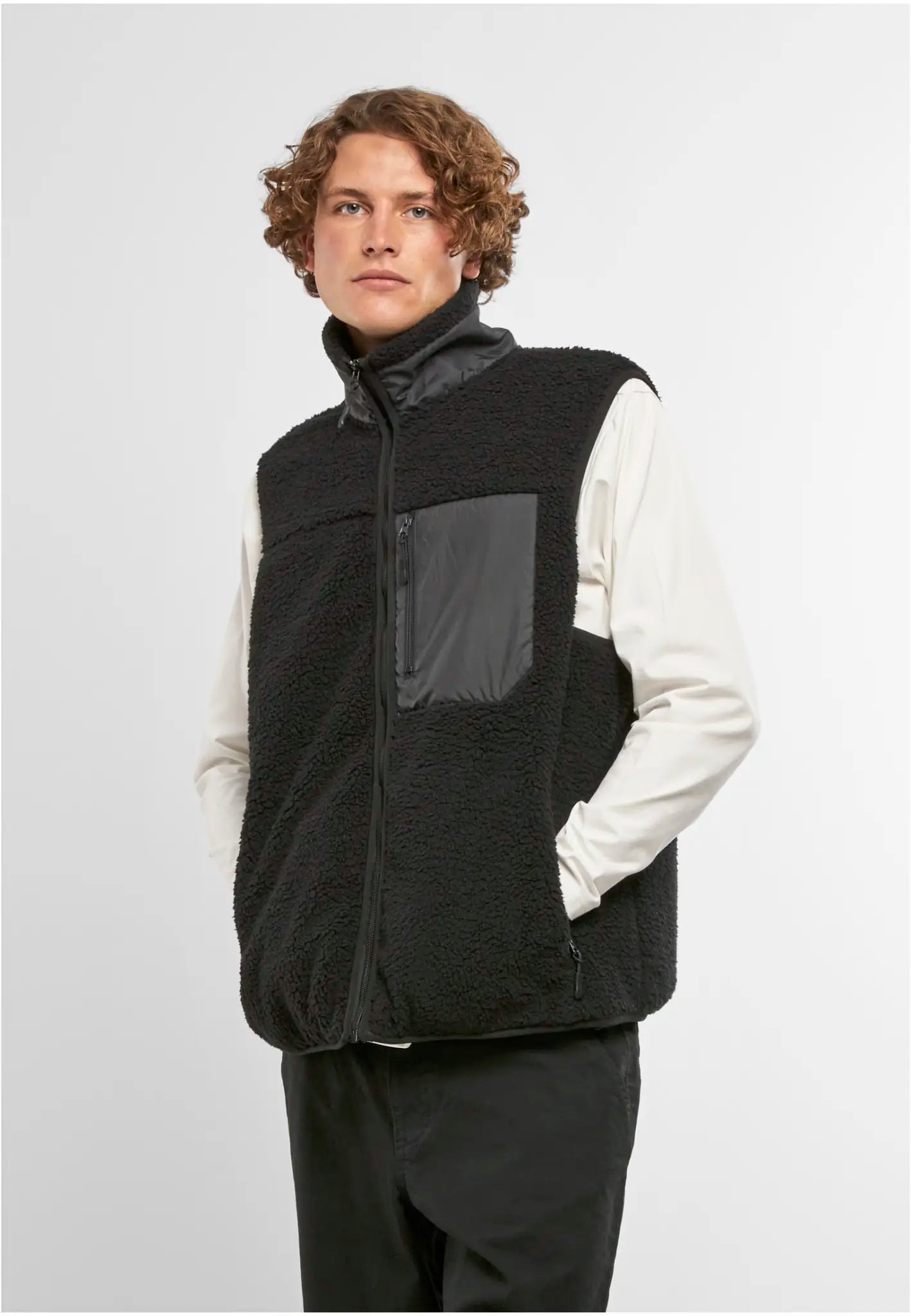 all-groups Men's Bonded Sherpa Vest
