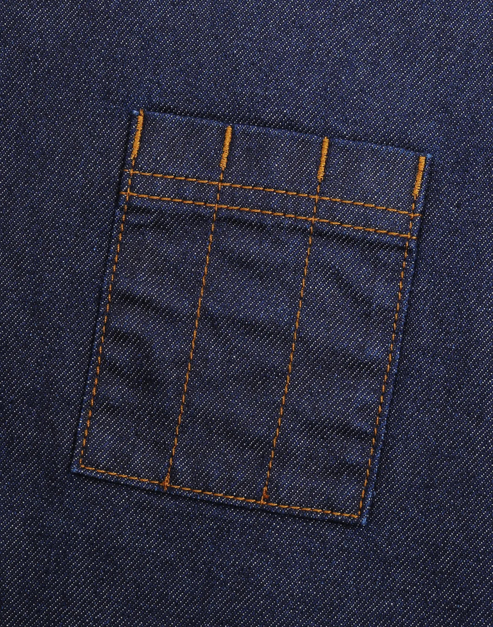all-groups Division Waxed Look Denim Waist Apron