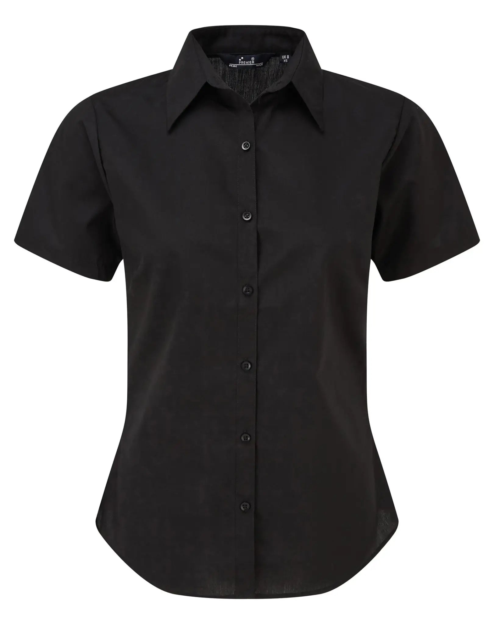 all-groups Women's Poplin Short Sleeve Blouse