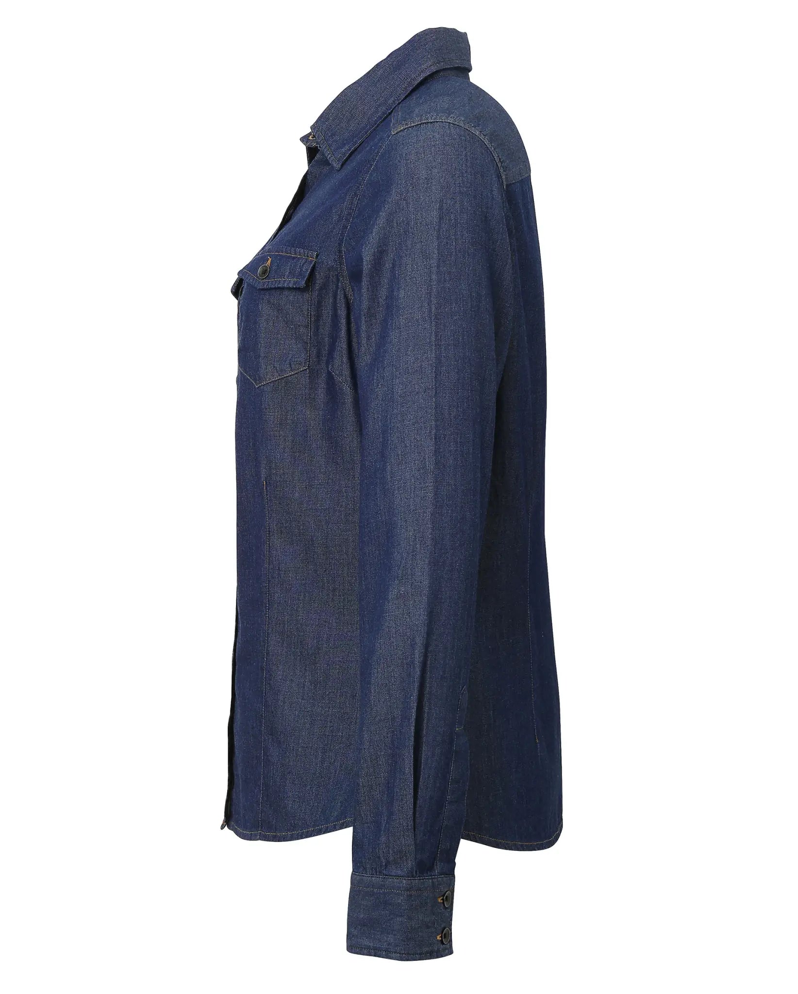 all-groups Women's Jeans Stitch Denim Shirt