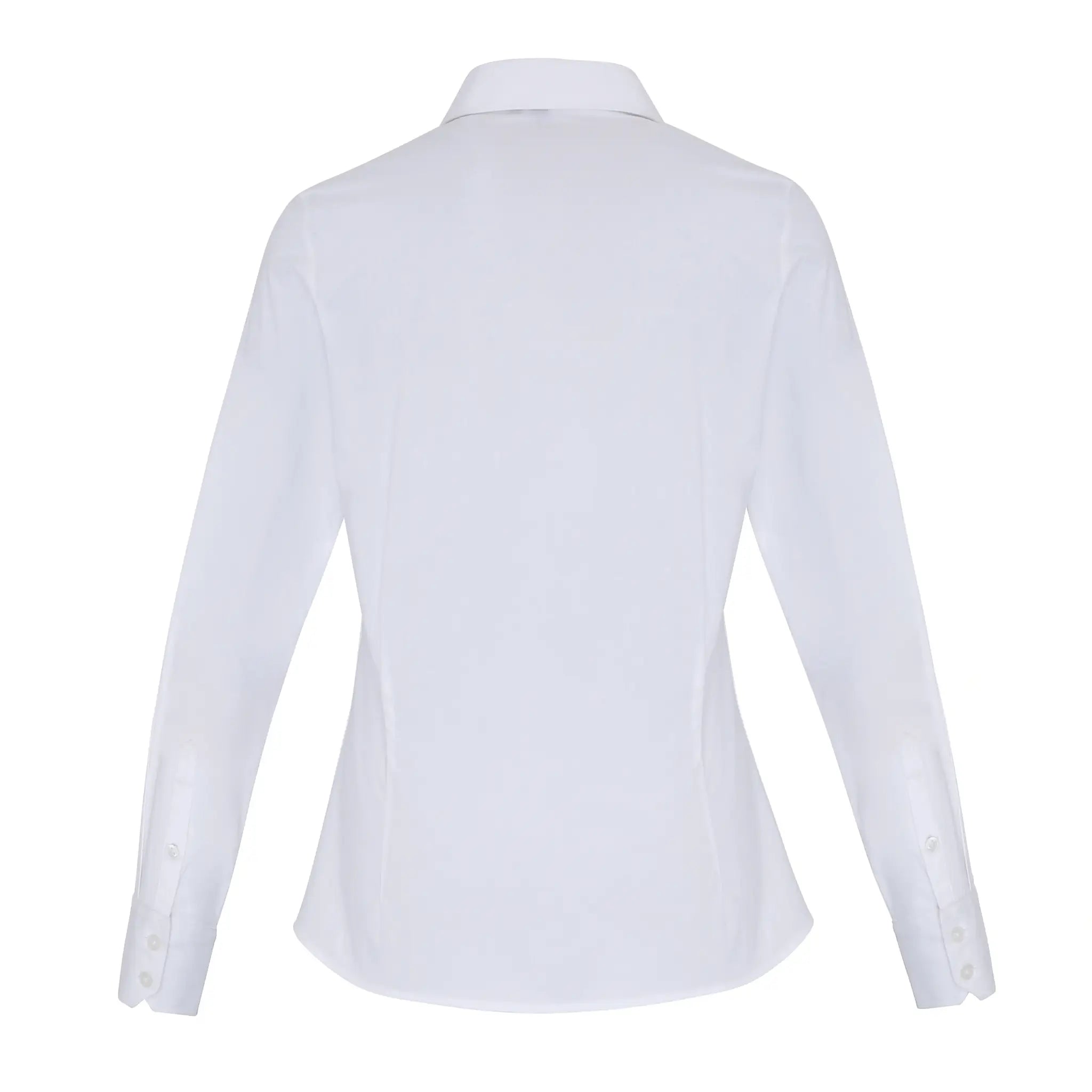 all-groups Women's Stretch Fit Poplin Long Sleeve Cotton Shirt