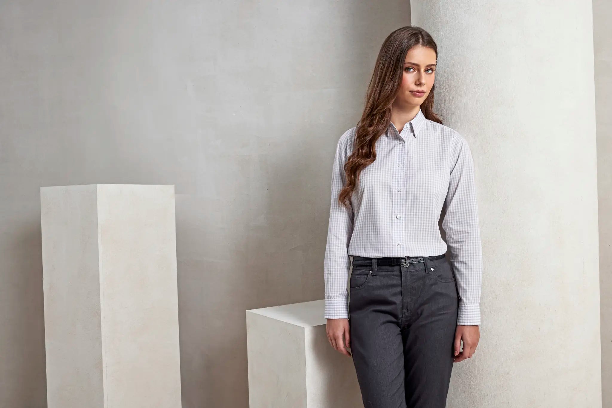 all-groups Women's Maxton Check Long Sleeve Shirt