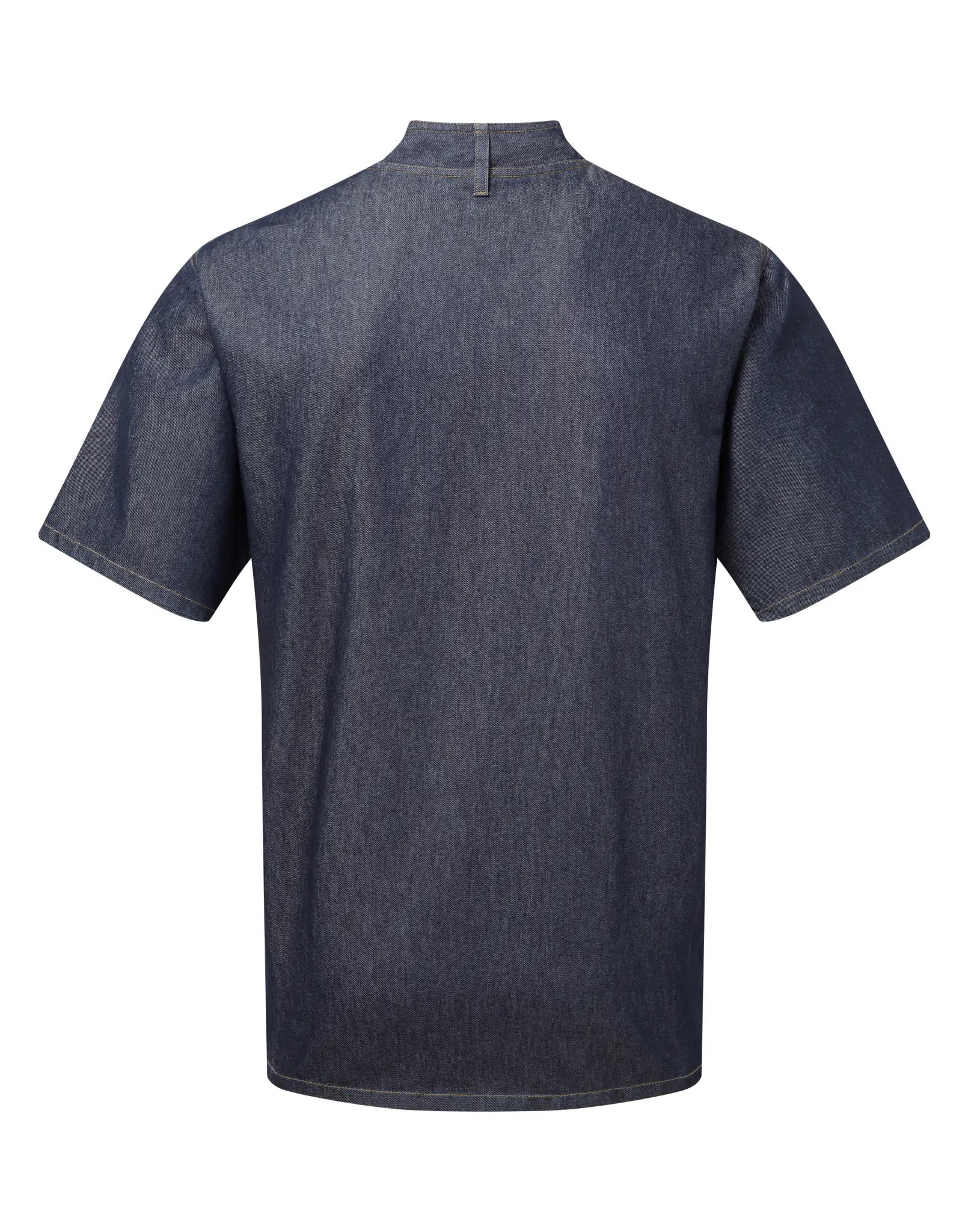 all-groups Men's Chef's Zip Close Short Sleeve Jacket