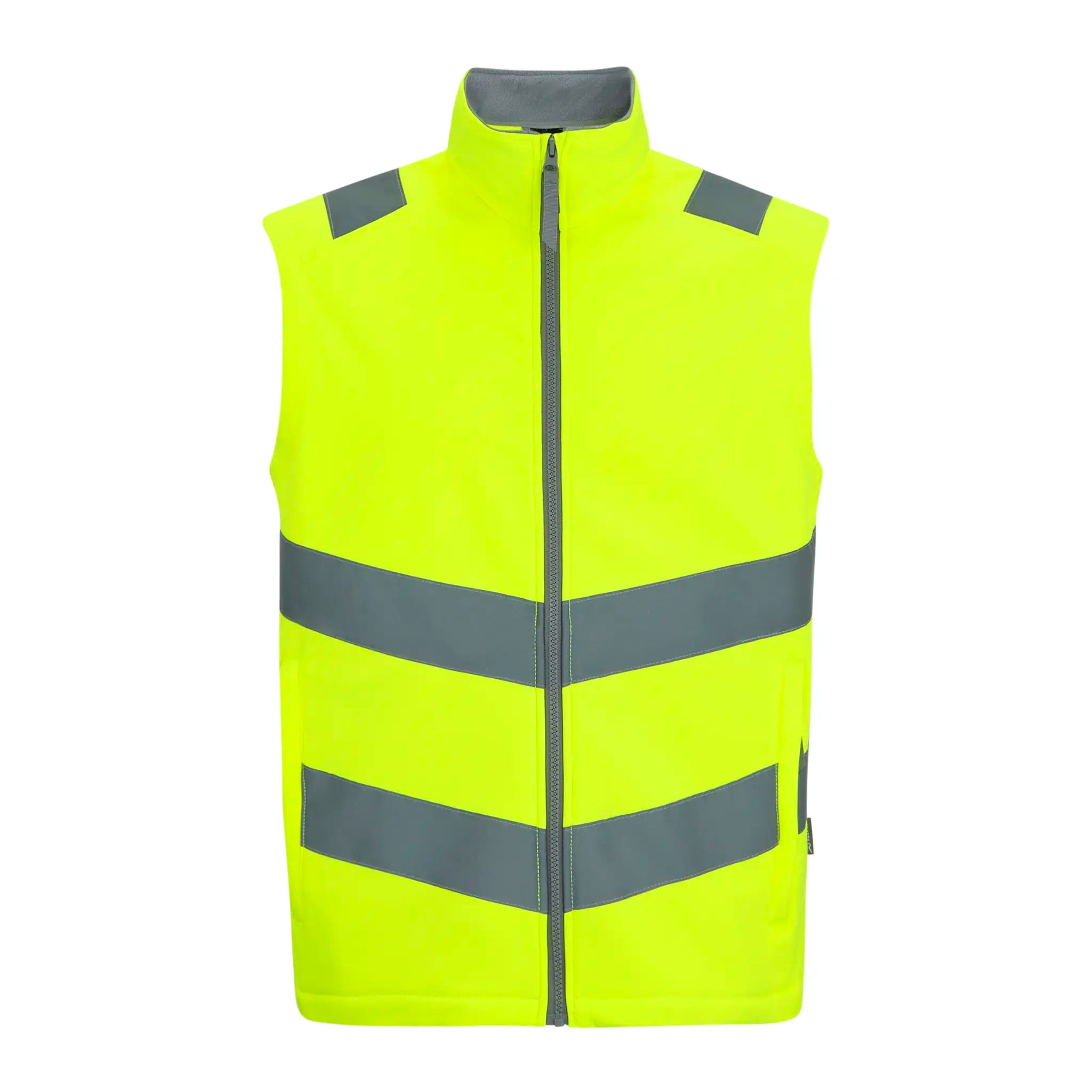 all-groups Men's Hi Vis Pro Contract Ablaze Softshell Bodywarmer