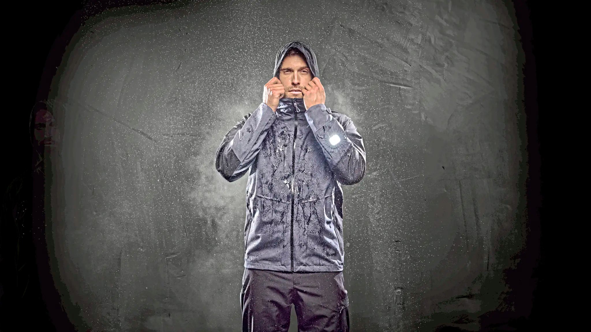 all-groups Men's X PRO Beacon Brite Light Waterproof Jacket