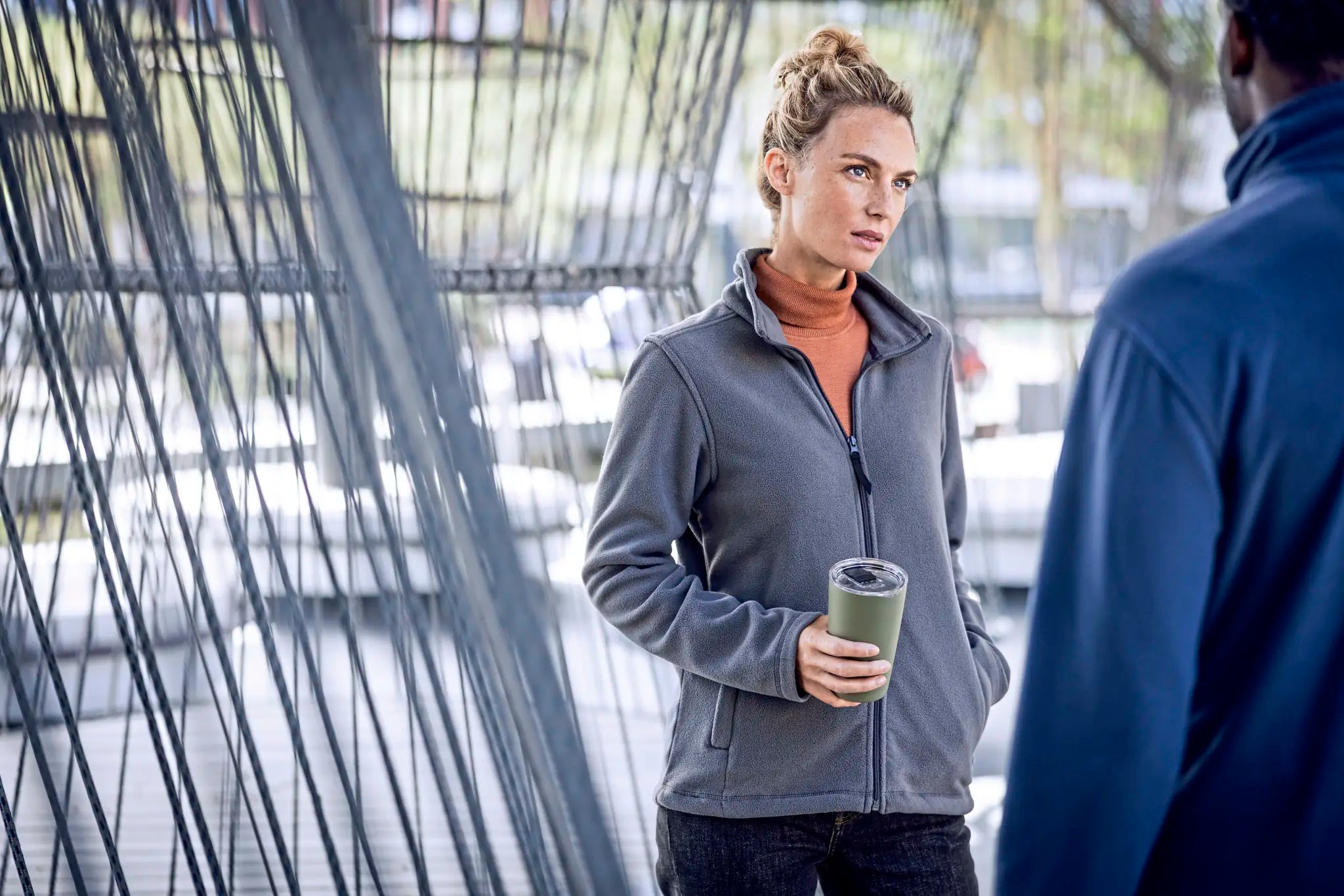 all-groups Women's Micro Full Zip Fleece