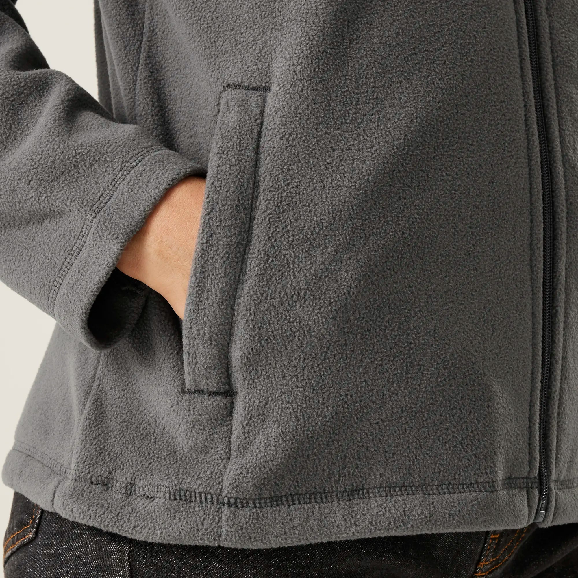 all-groups Women's Micro Full Zip Fleece