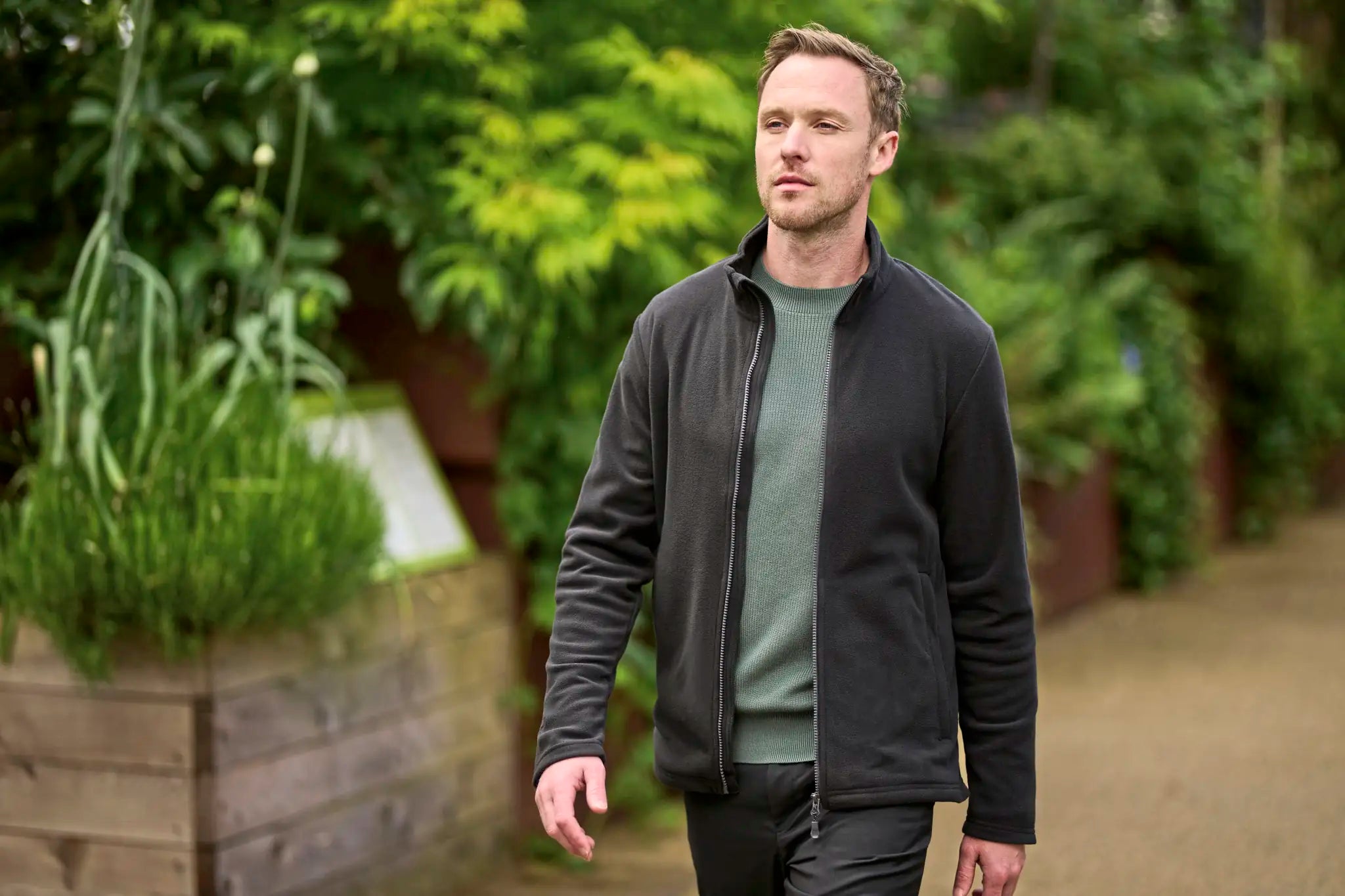 all-groups Unisex Honestly Made Recycled Full Zip Microfleece