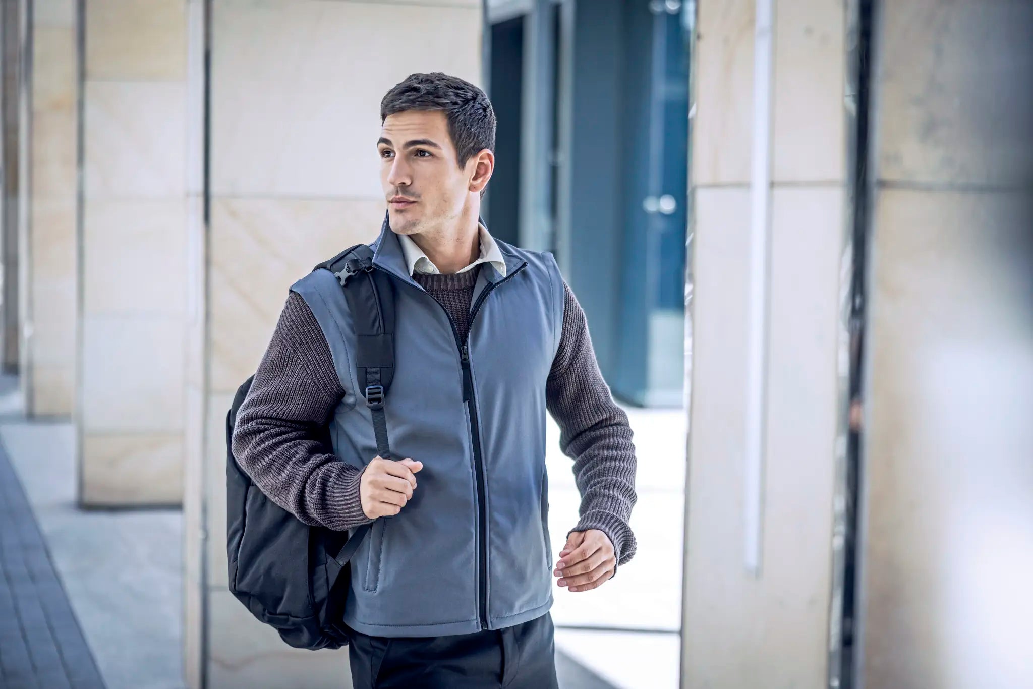 all-groups Men's Classic Softshell Bodywarmer