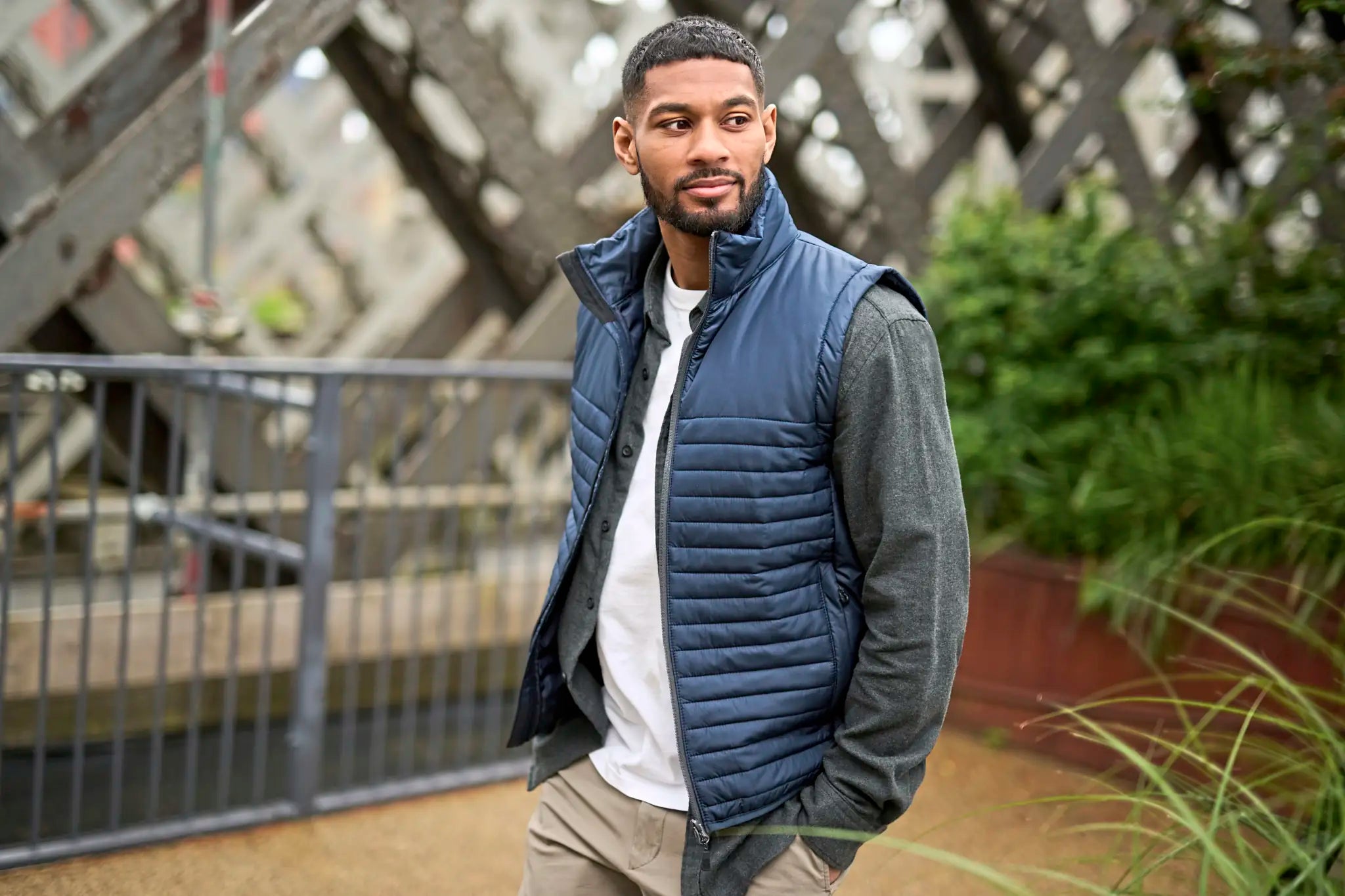 all-groups Men's Honestly Made Recycled Thermal Bodywarmer