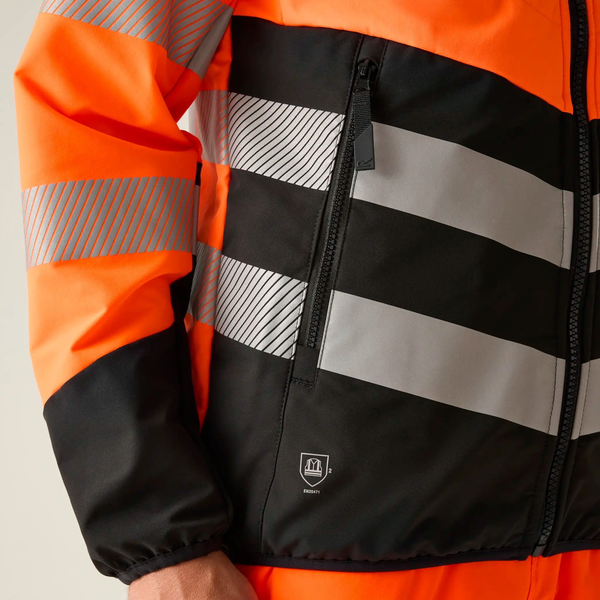 all-groups Men's Hi Vis X Pro Hybrid Jacket Class 2