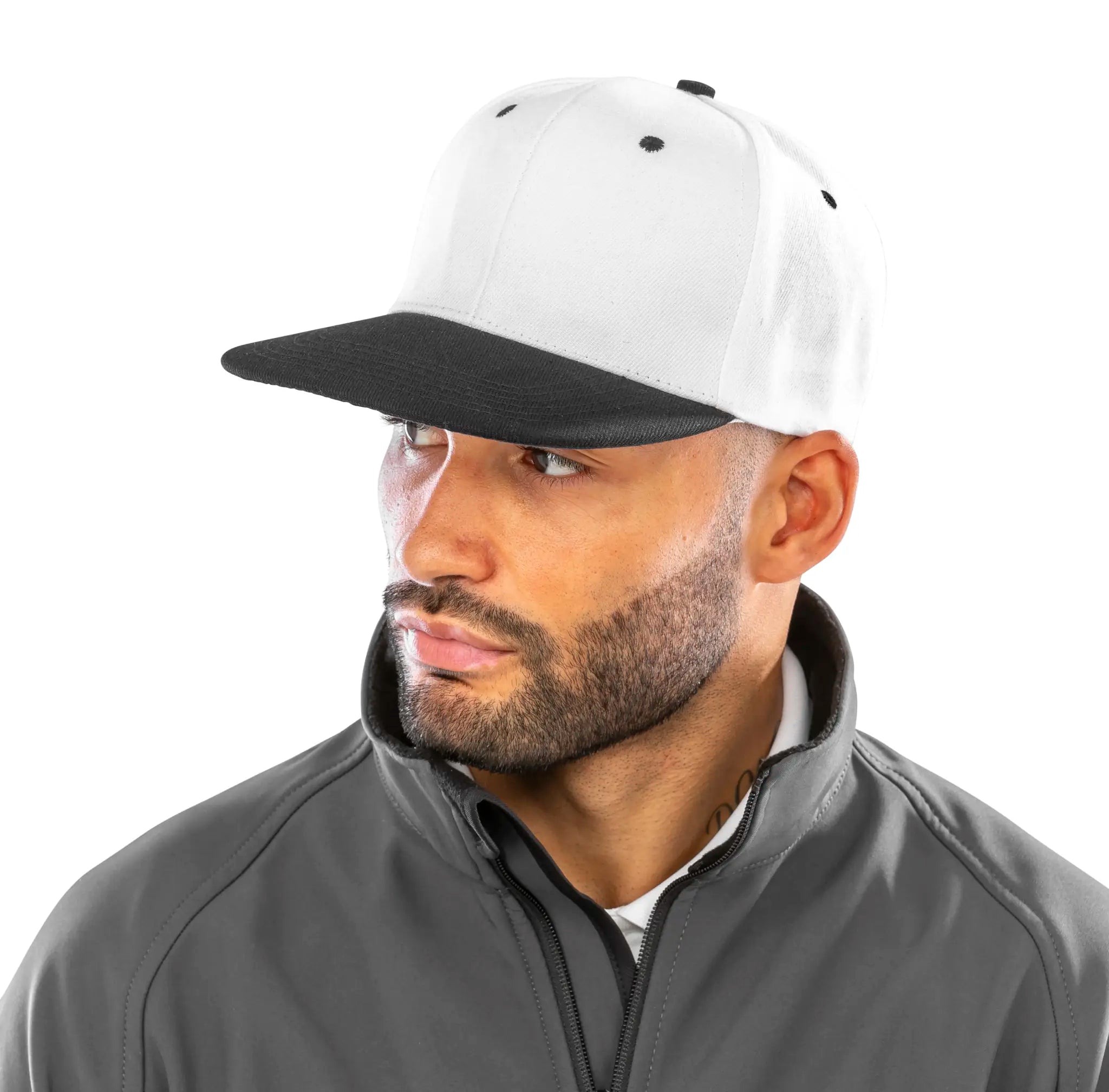 all-groups Bronx Original Flat Peak Snapback Dual Colour Cap