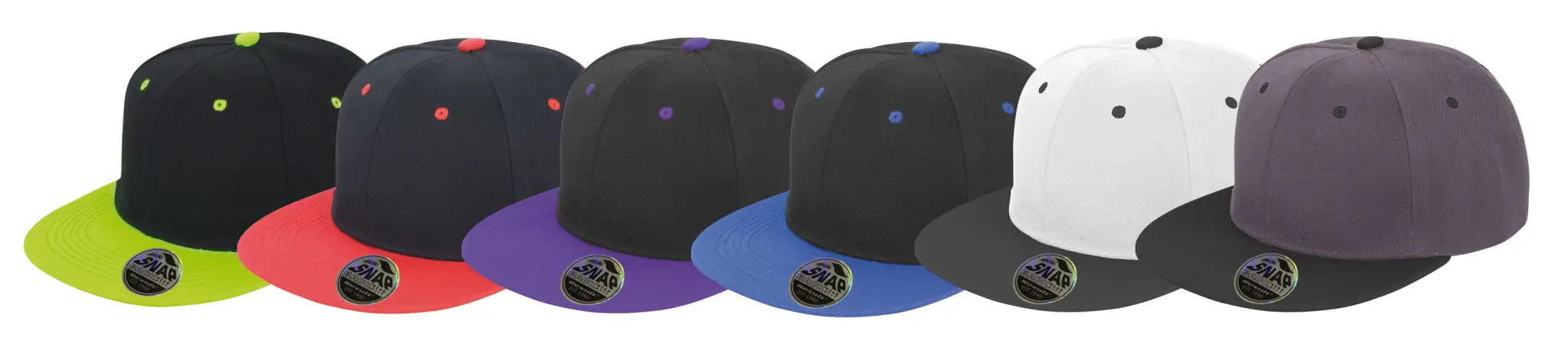 all-groups Bronx Original Flat Peak Snapback Dual Colour Cap