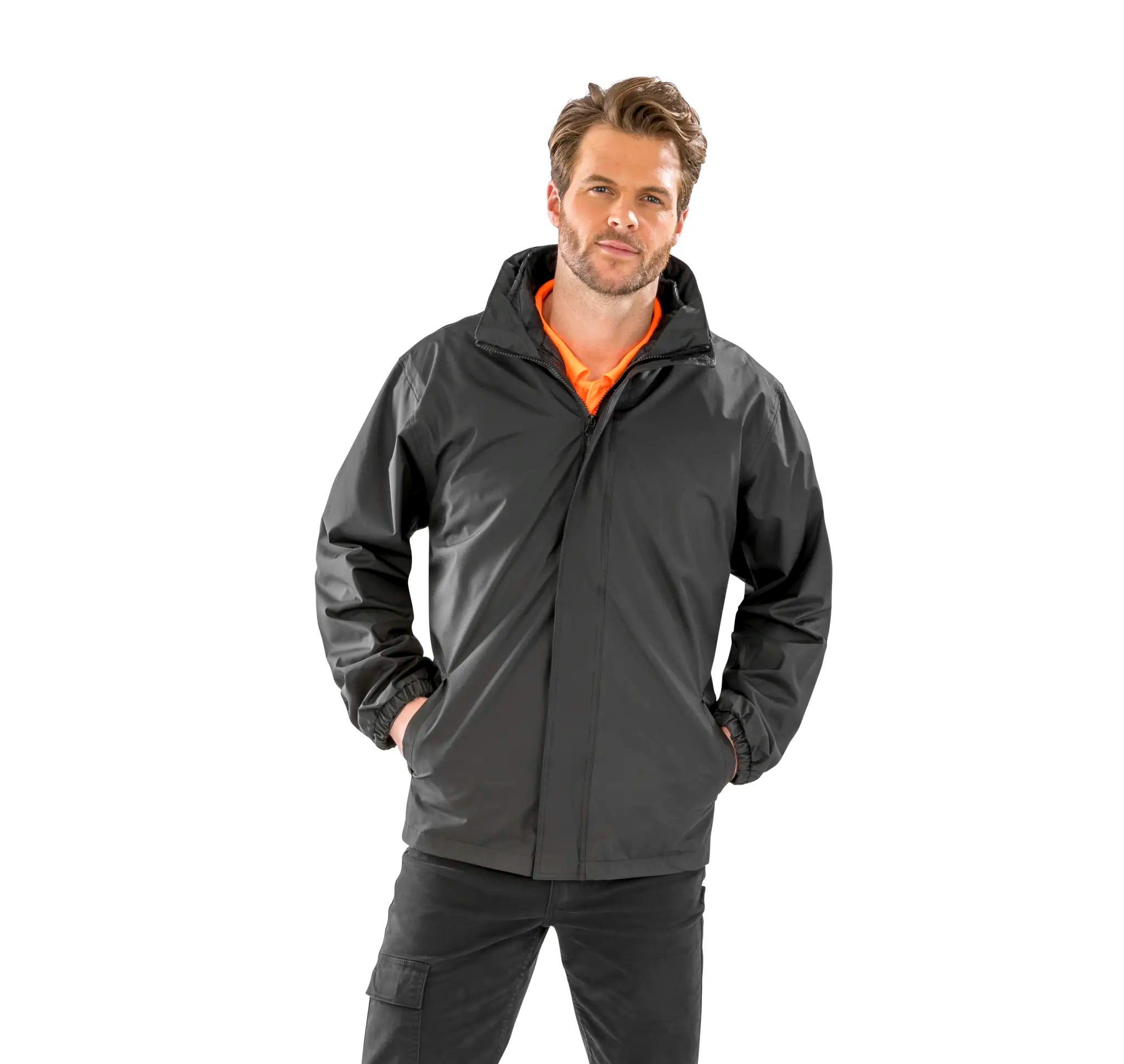 all-groups Men's 3 in 1 Jacket With Quilted Bodywarmer