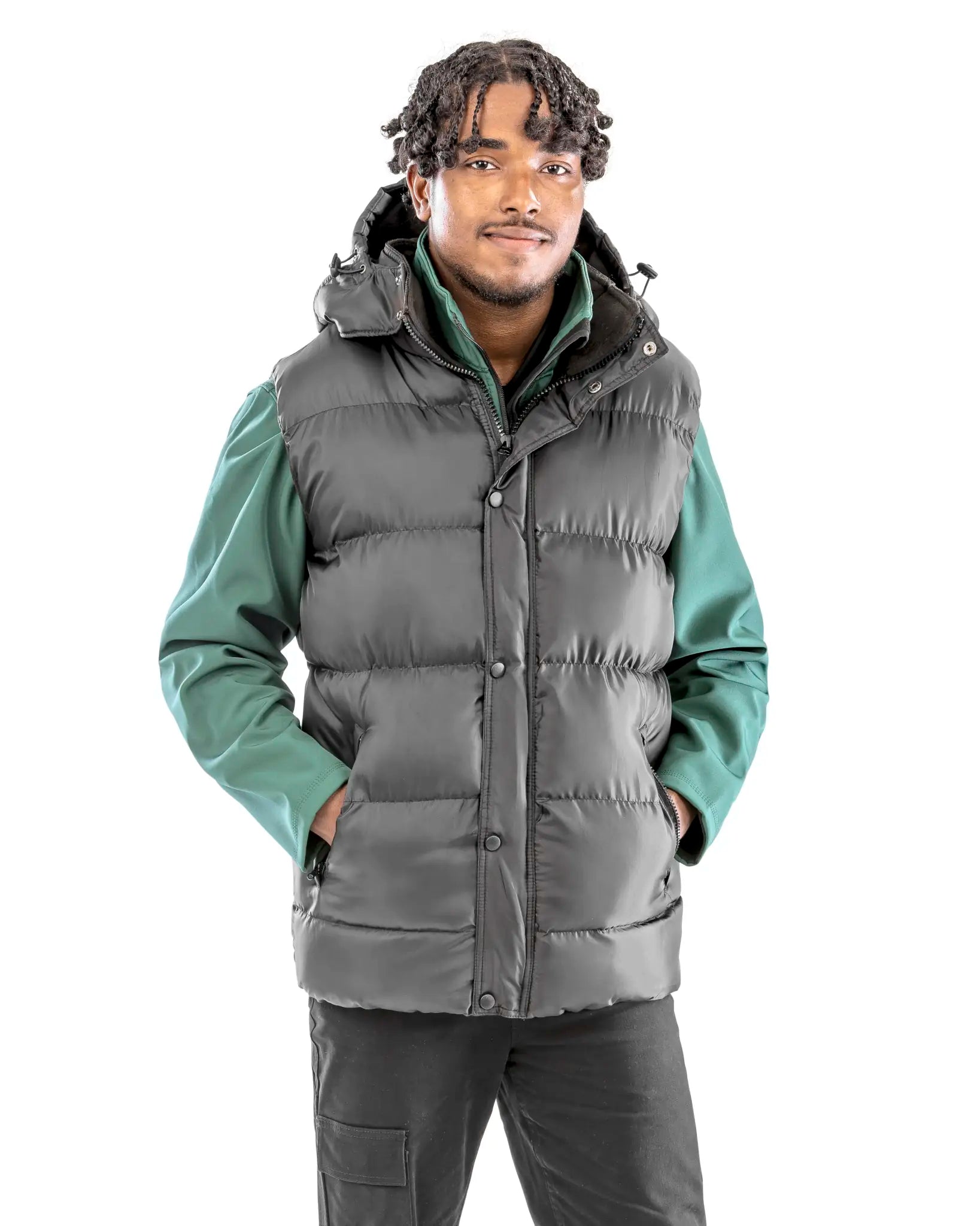 all-groups Men's Nova Lux Hooded Gilet