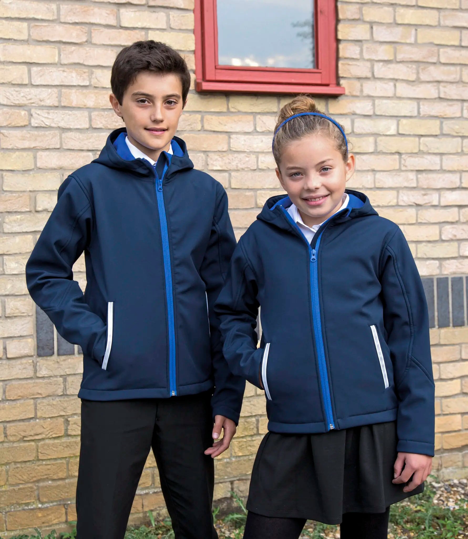 all-groups Kids' Youth TX Performance Hooded Soft Shell Jacket