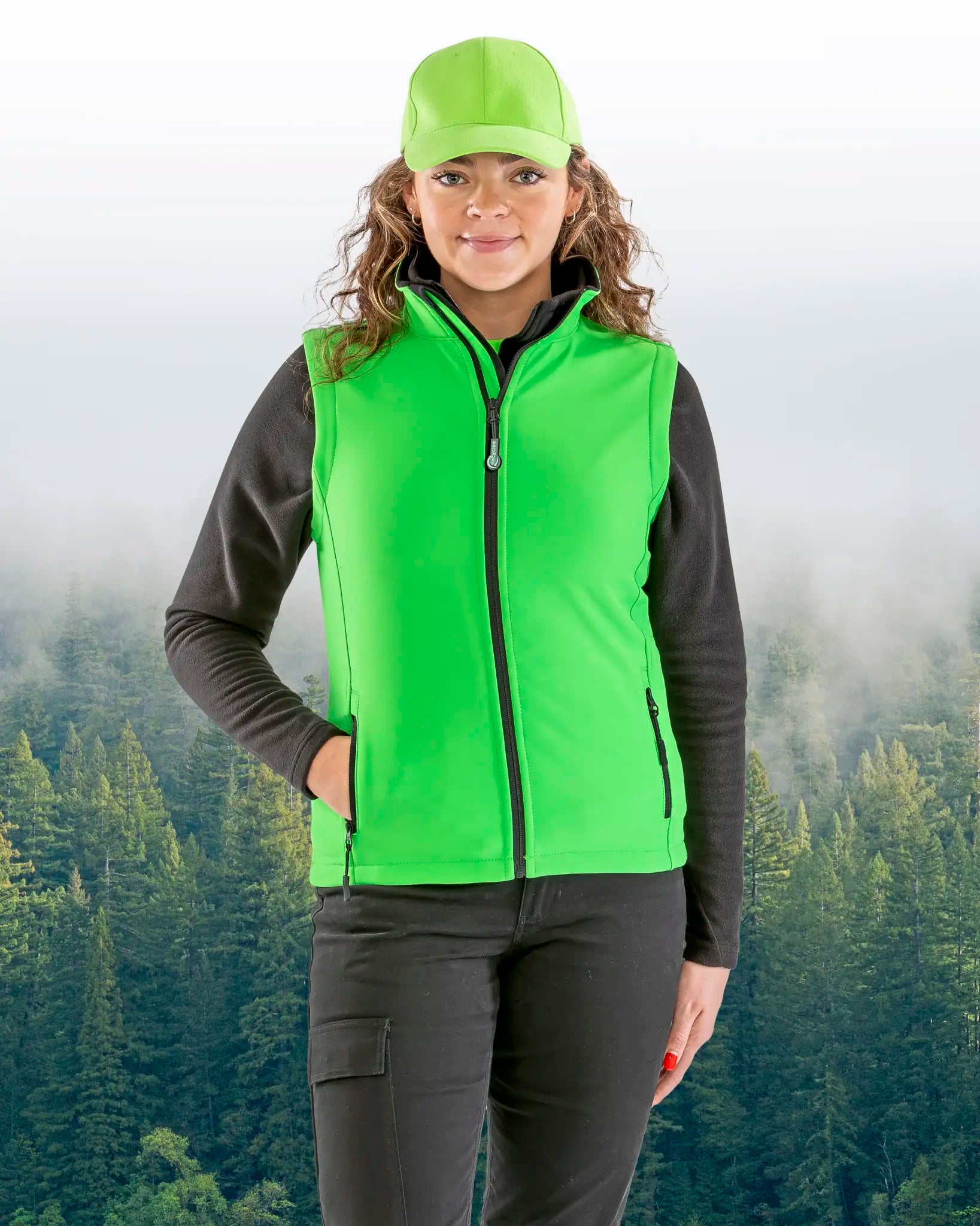 all-groups Women's Softshell Bodywarmer with Recycled Fleece Inner