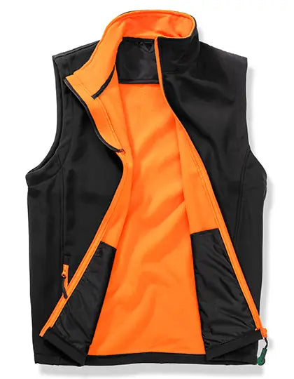 Men's Softshell Bodywarmer with Recycled Fleece Inner
