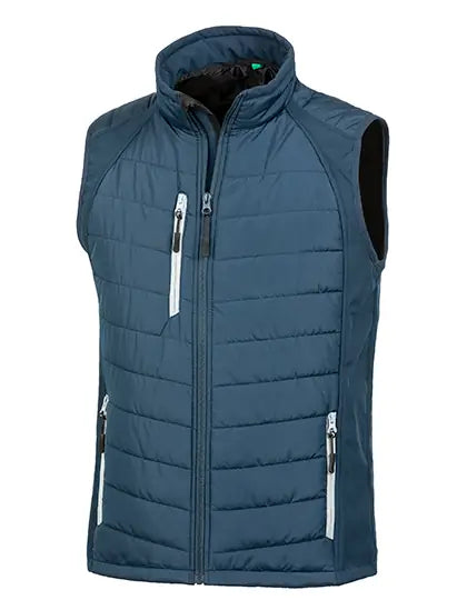 Men's Recycled Compass Padded Softshell Gilet