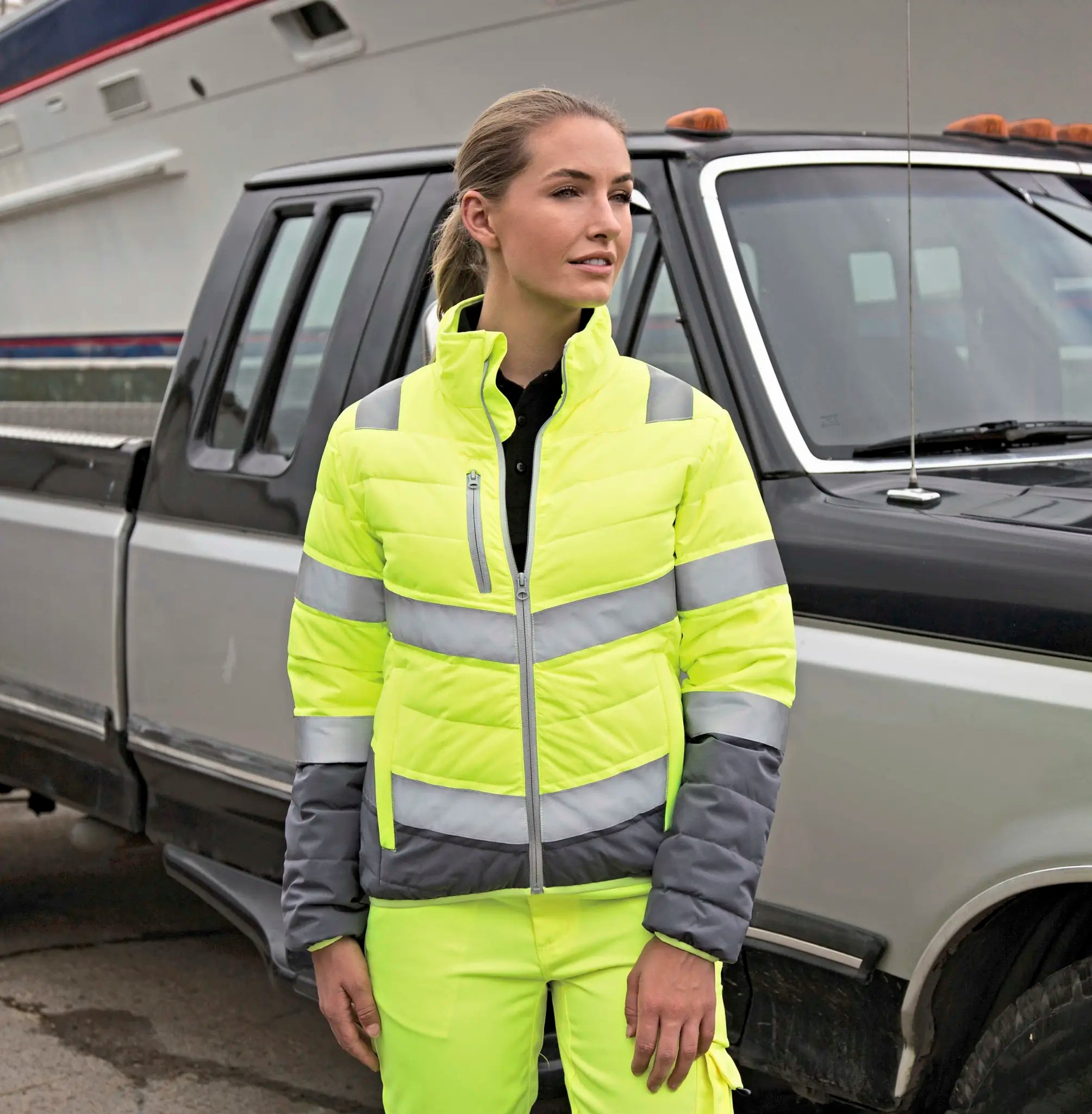 all-groups Women's Soft Padded Safety Jacket