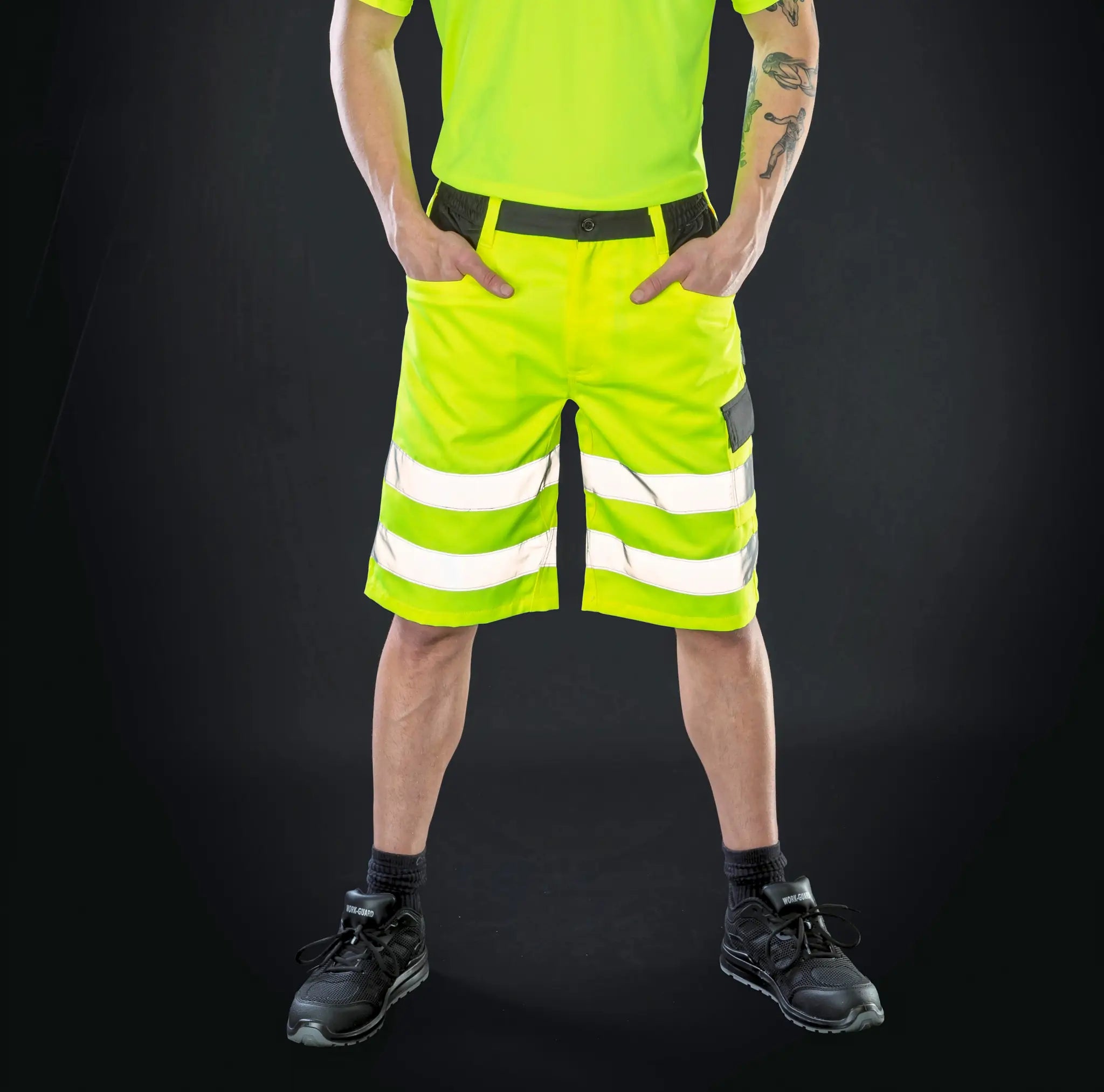 all-groups Men's Safety Cargo Shorts