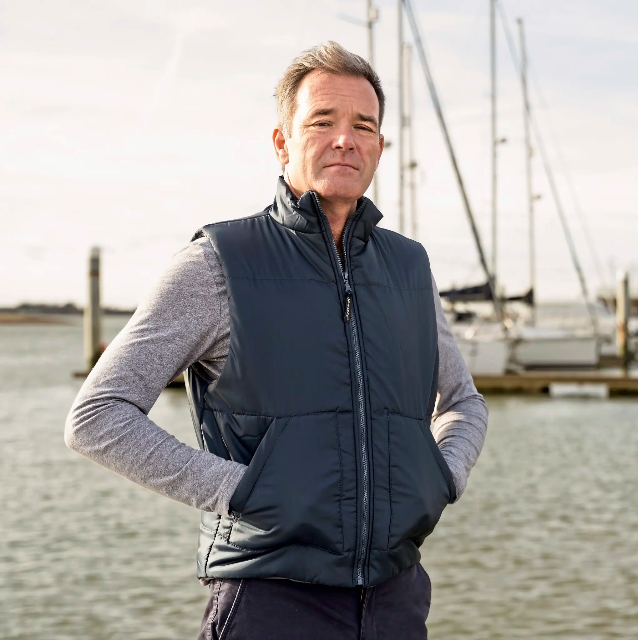 all-groups Men's Fleeced Lined Bodywarmer