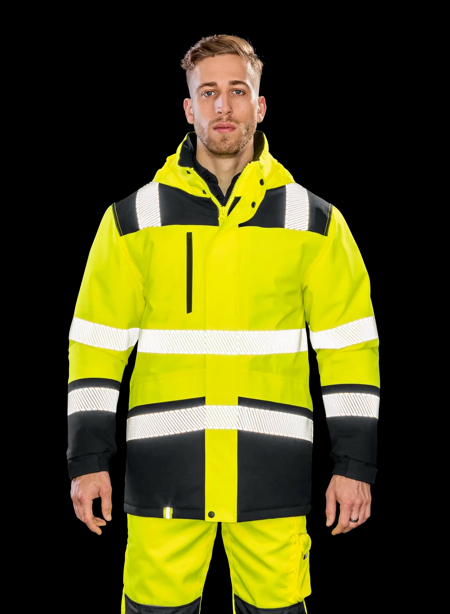 all-groups Men's Waterproof Softshell Safety Coat
