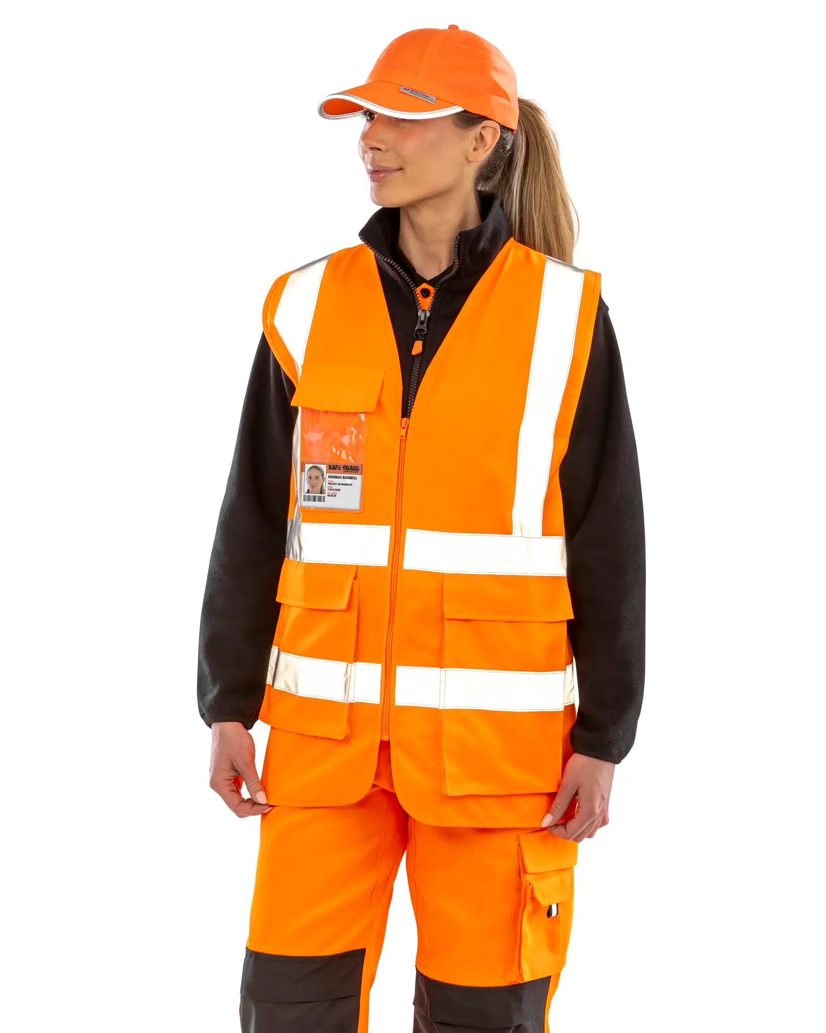 all-groups Men's Heavy Duty Polycotton Security Vest