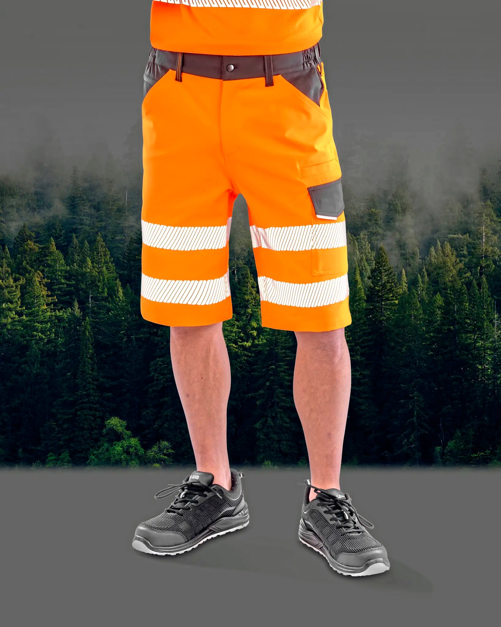 all-groups Men's Recycled Dynamic Stretch Safety Shorts