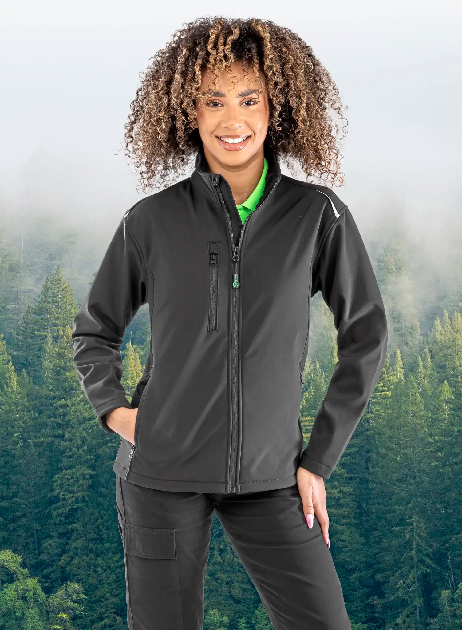 all-groups Women's Recycled 3 Layer Softshell Jacket