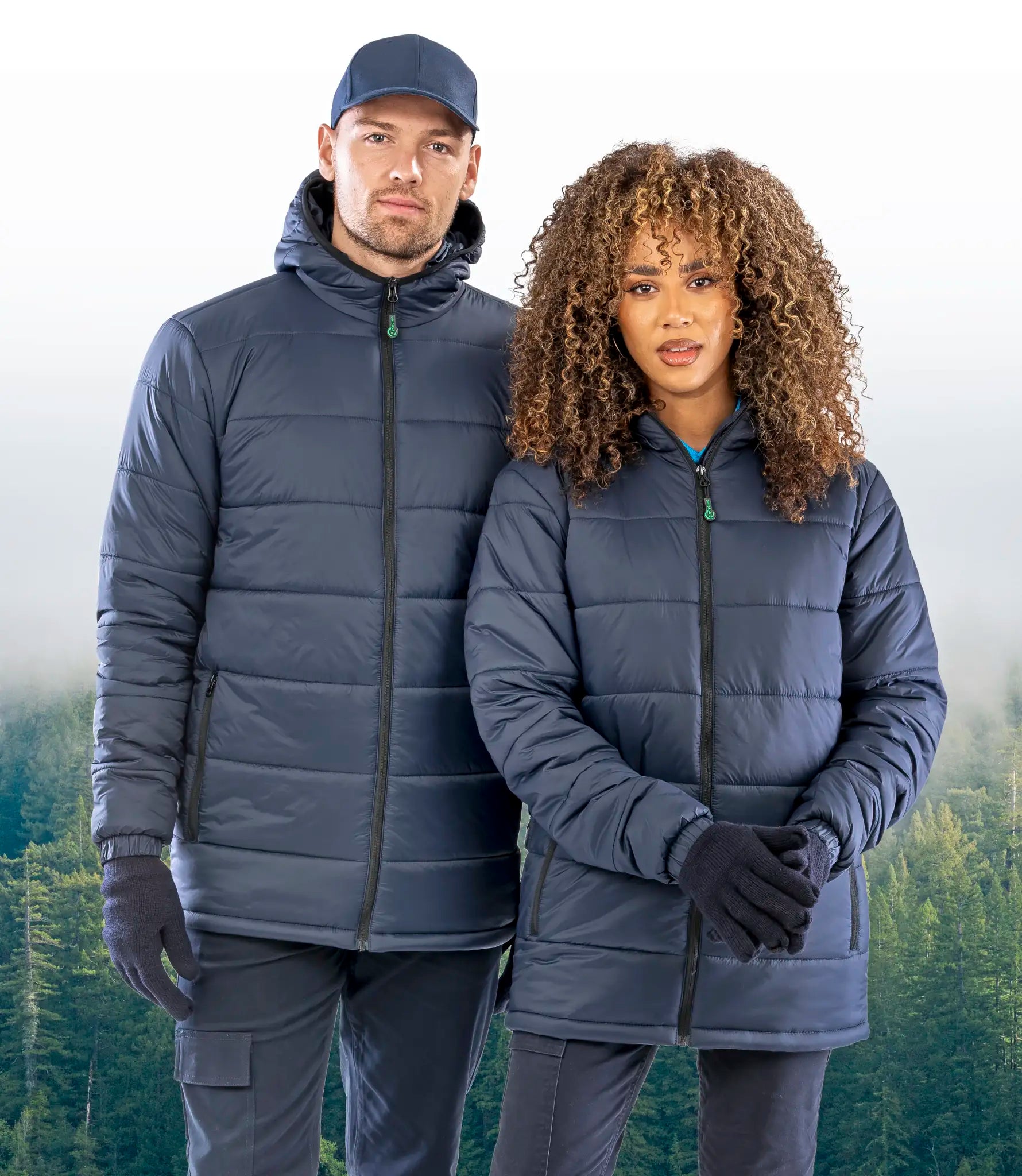 all-groups Unisex Recycled Hooded Padded Parka